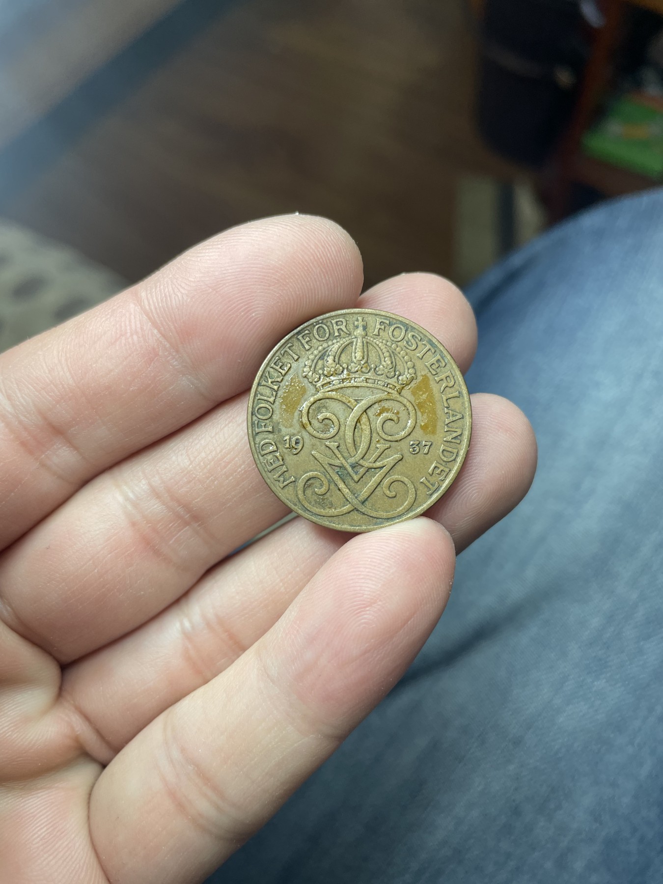 2024年集古藏今外币拍卖第二期-第4场（总第14拍） 1937年瑞典5欧尔