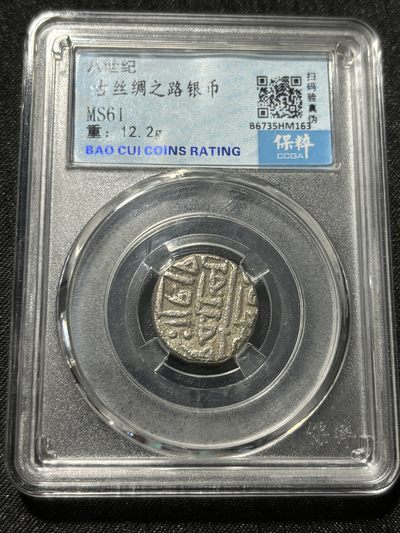 钱币评级专场&全场保真包代 - 古丝绸之路银币一图一物、保真包代