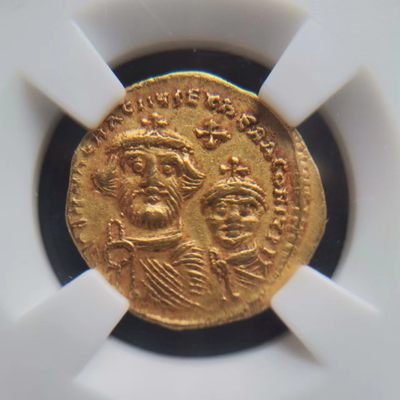 好品拜占庭金币希拉克略双皇金币 - 好品拜占庭金币希拉克略双皇金币