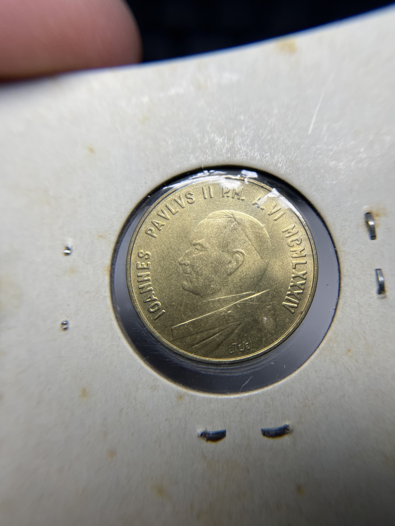 2024年集古藏今外币拍卖第二期-第5场（总第15拍） 带光梵蒂冈20里拉