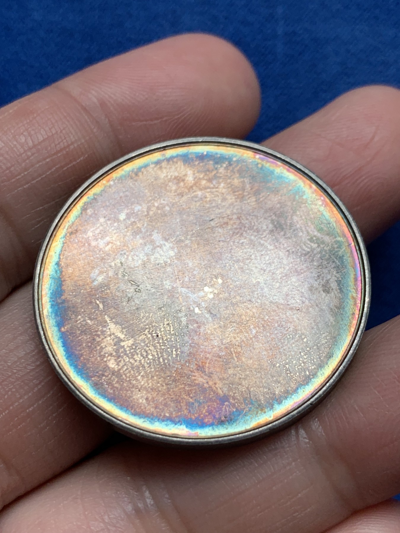 《竞宝斋》第250场-周日，周一 ，周二3场连拍 (全场包邮) 法国瓦朗谢纳农业科学与艺术协会单面银章，22.29g，36.2mm，丰饶角边铭