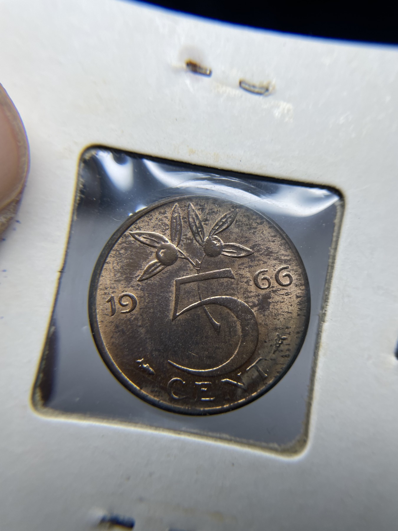 2024年集古藏今外币拍卖第二期-第5场（总第15拍） 带光1966年荷兰5分