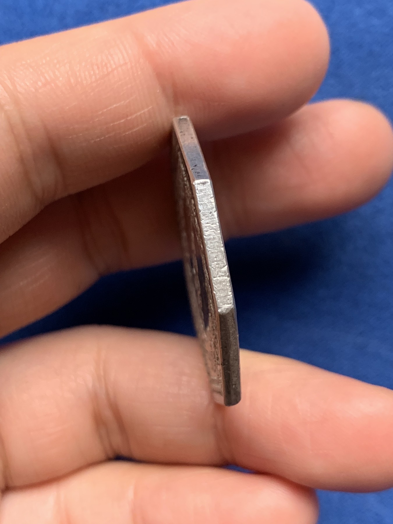 《竞宝斋》第250场-周日，周一 ，周二3场连拍 (全场包邮) 法国JETON银质八角，1776年巴黎储蓄银行，19.09g，34.5mm，1832年之前无边铭