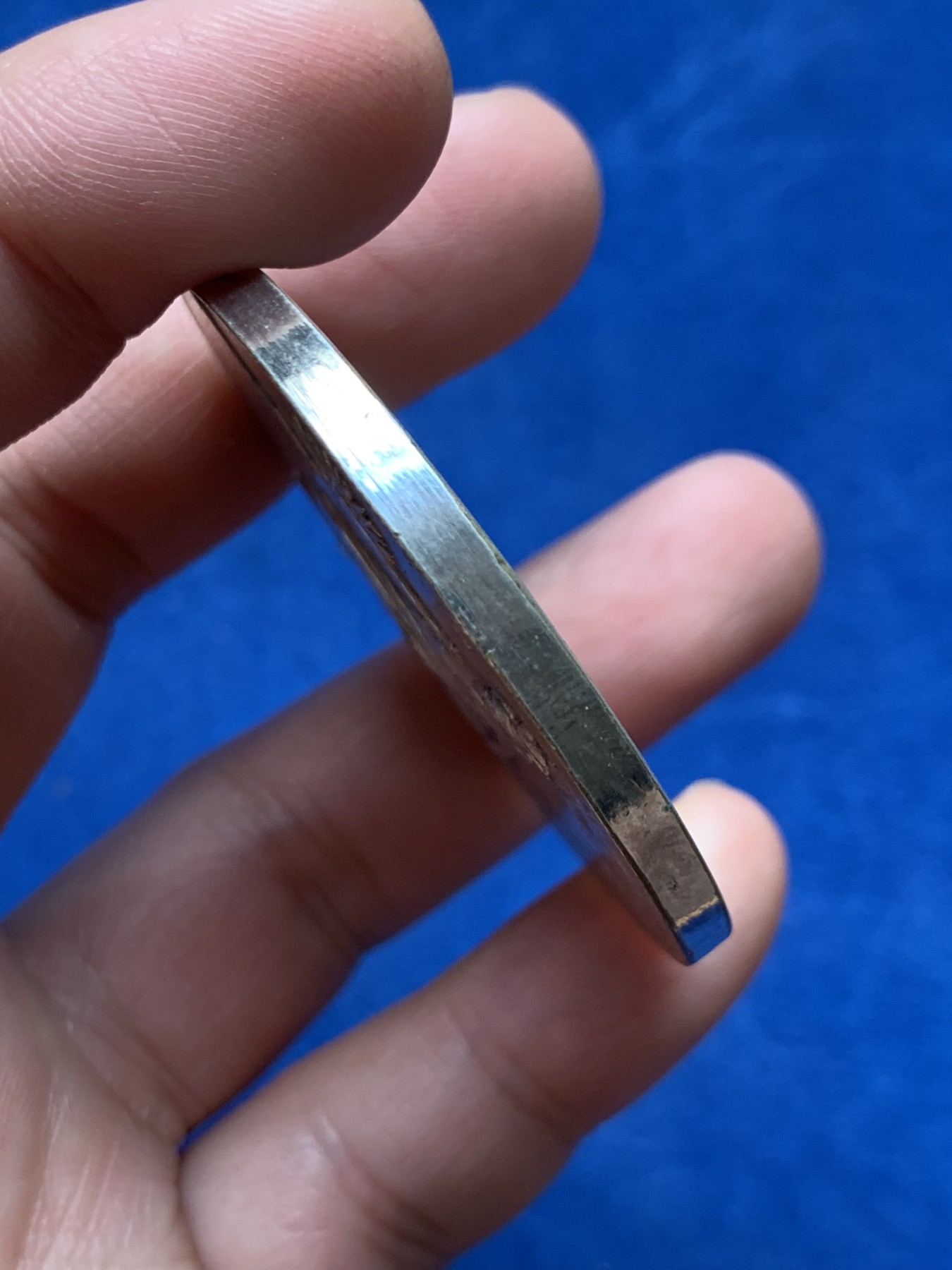 《竞宝斋》第250场-周日，周一 ，周二3场连拍 (全场包邮) 法国镀银铜章，由吉伦特省提供，57.25g，50mm，无边铭