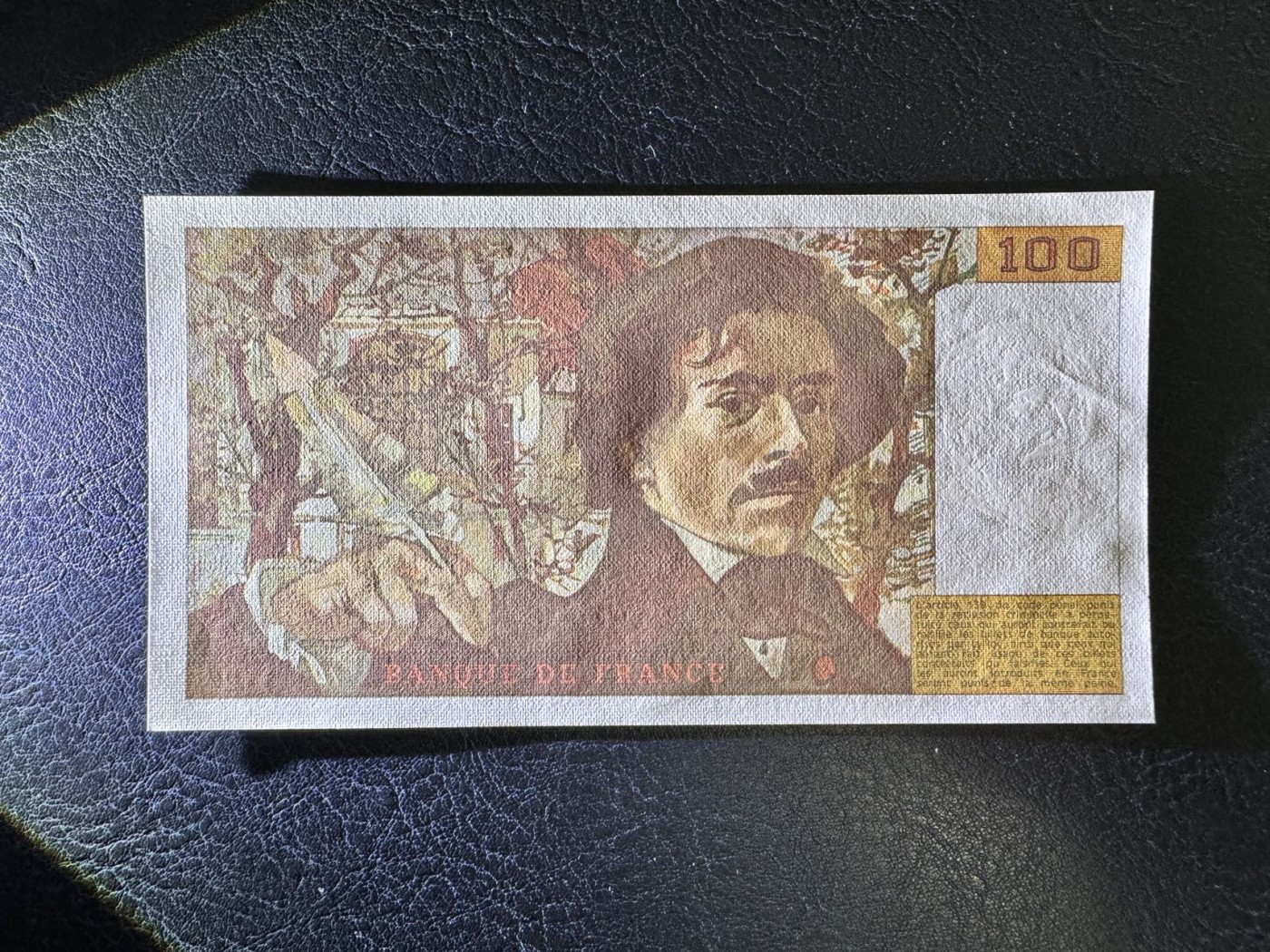 收藏联盟Quantum Auction 第331期拍卖  法国1986年100法郎 品相UNC 票面轻微点钞痕 自由引导人民
