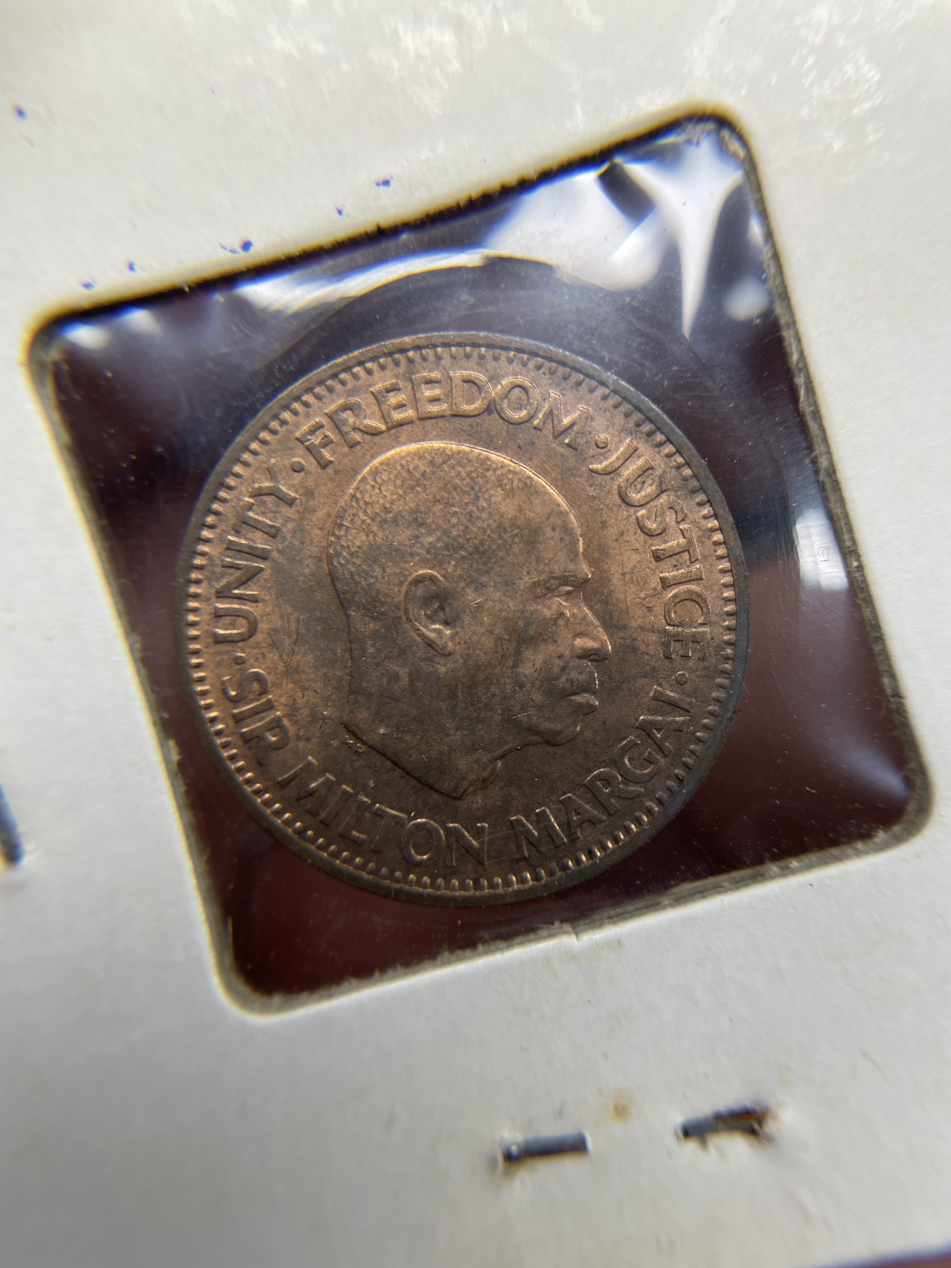 2024年集古藏今外币拍卖第二期-第5场（总第15拍） 带光1964年塞拉利昂1/2分