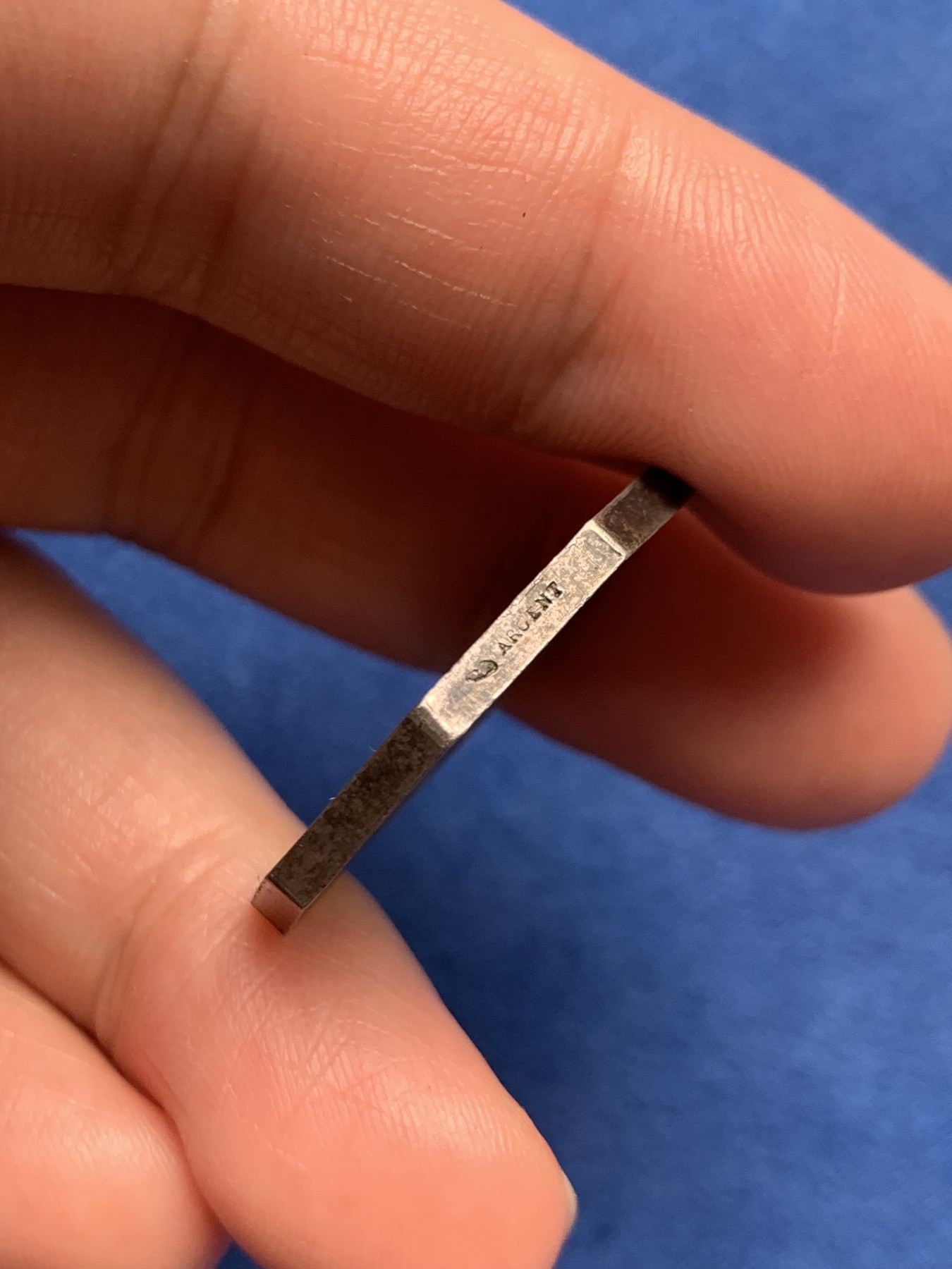 《竞宝斋》第250场-周日，周一 ，周二3场连拍 (全场包邮) 法国八角银质jeton，塞纳河畔诺让储蓄银行，11.29g，27.8mm，丰饶角边铭