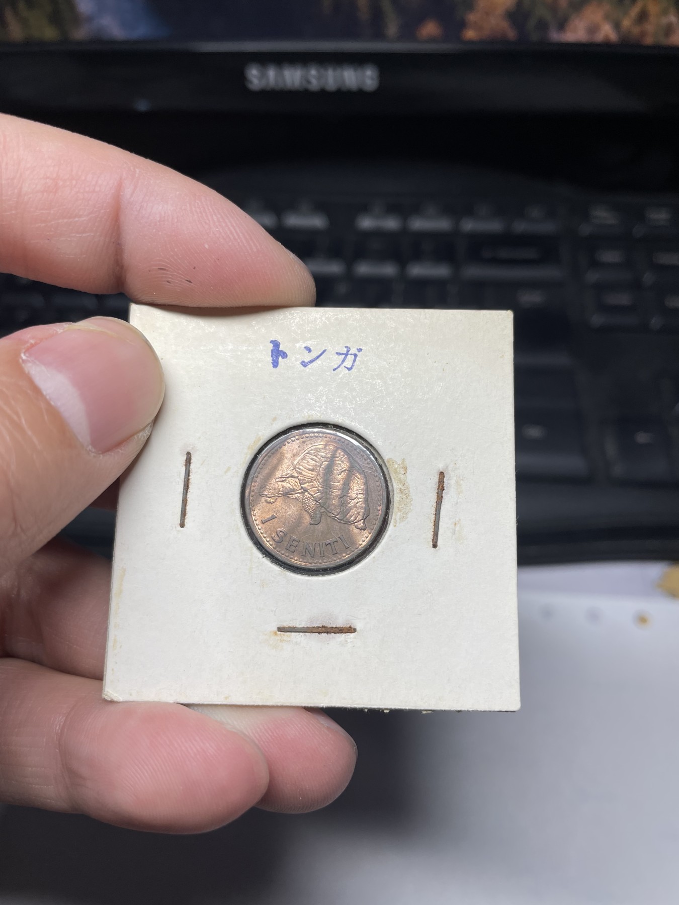 2024年集古藏今外币拍卖第二期-第5场（总第15拍） 带光1967年汤加一分巨龟