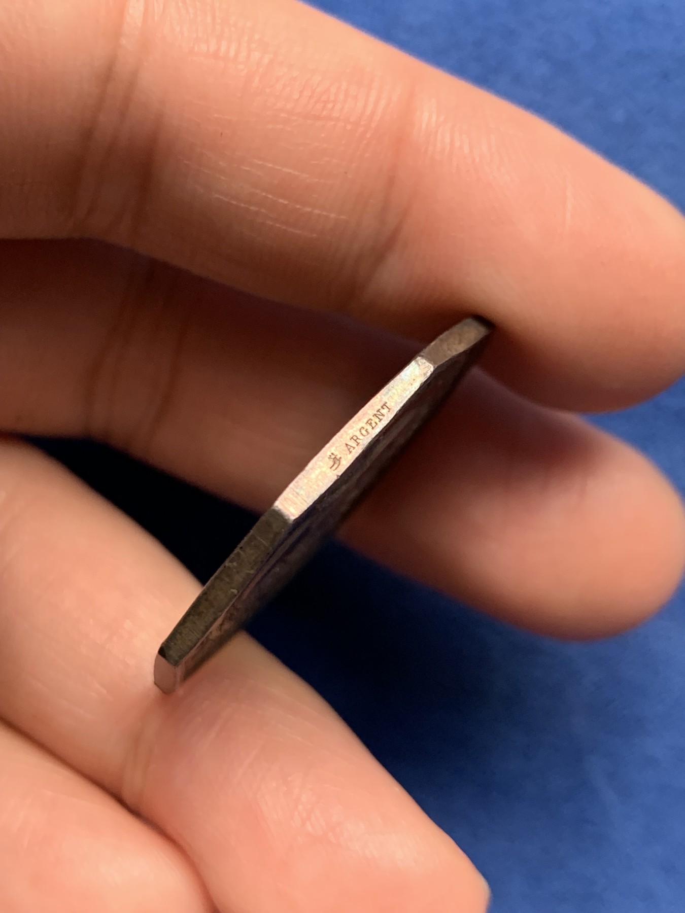 《竞宝斋》第250场-周日，周一 ，周二3场连拍 (全场包邮) 法国八角银章，卢瓦尔农业、园艺、渔业、狩猎和皇家农业学会，12.02g，30.7mm，1842-1845年船首边铭，黄油底光