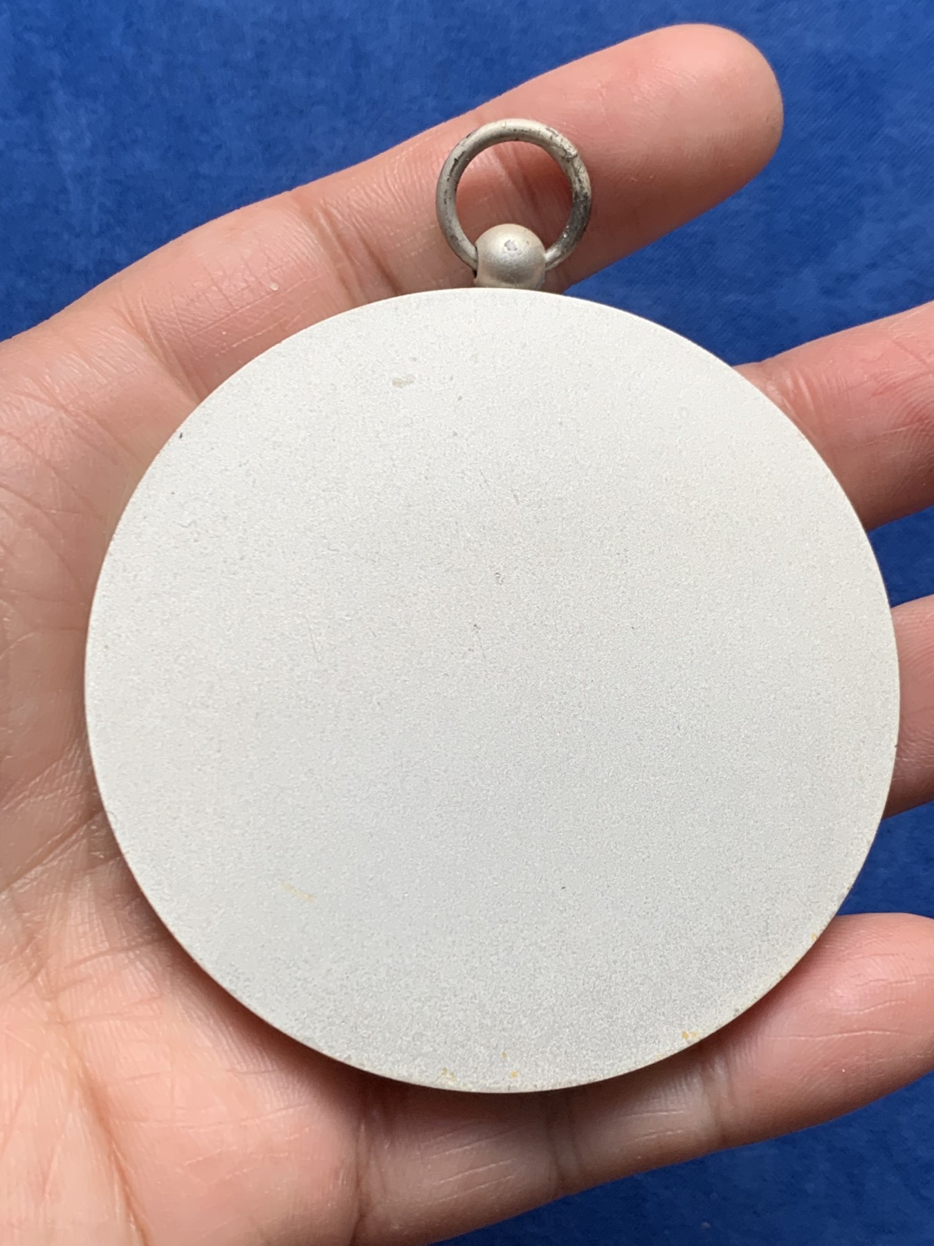 《竞宝斋》第250场-周日，周一 ，周二3场连拍 (全场包邮) 法国玛丽安娜单面镀银铜章，177.68g，68.2mm，边铭：丰饶角+铜标