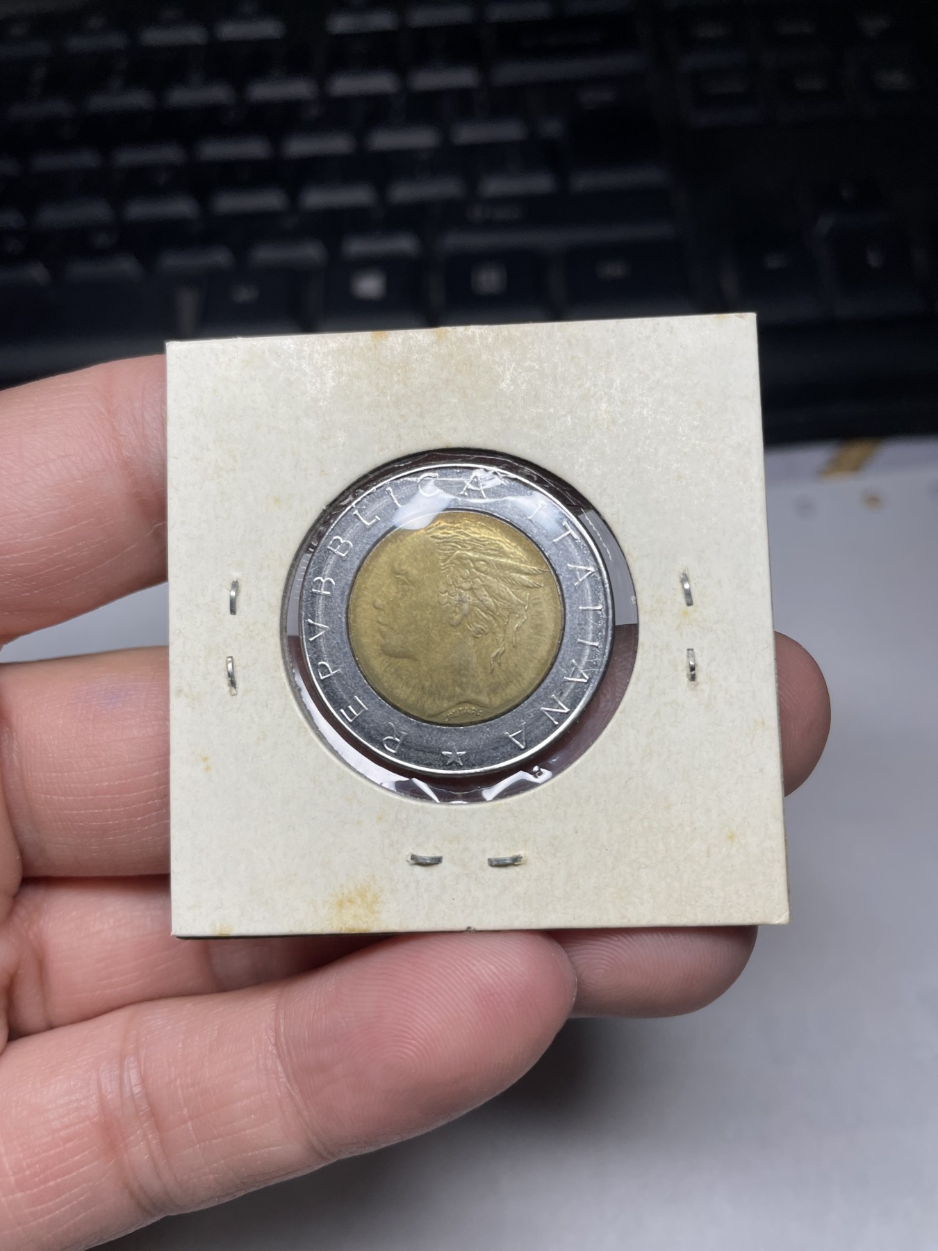 2024年集古藏今外币拍卖第二期-第5场（总第15拍） 1984年意大利500里拉