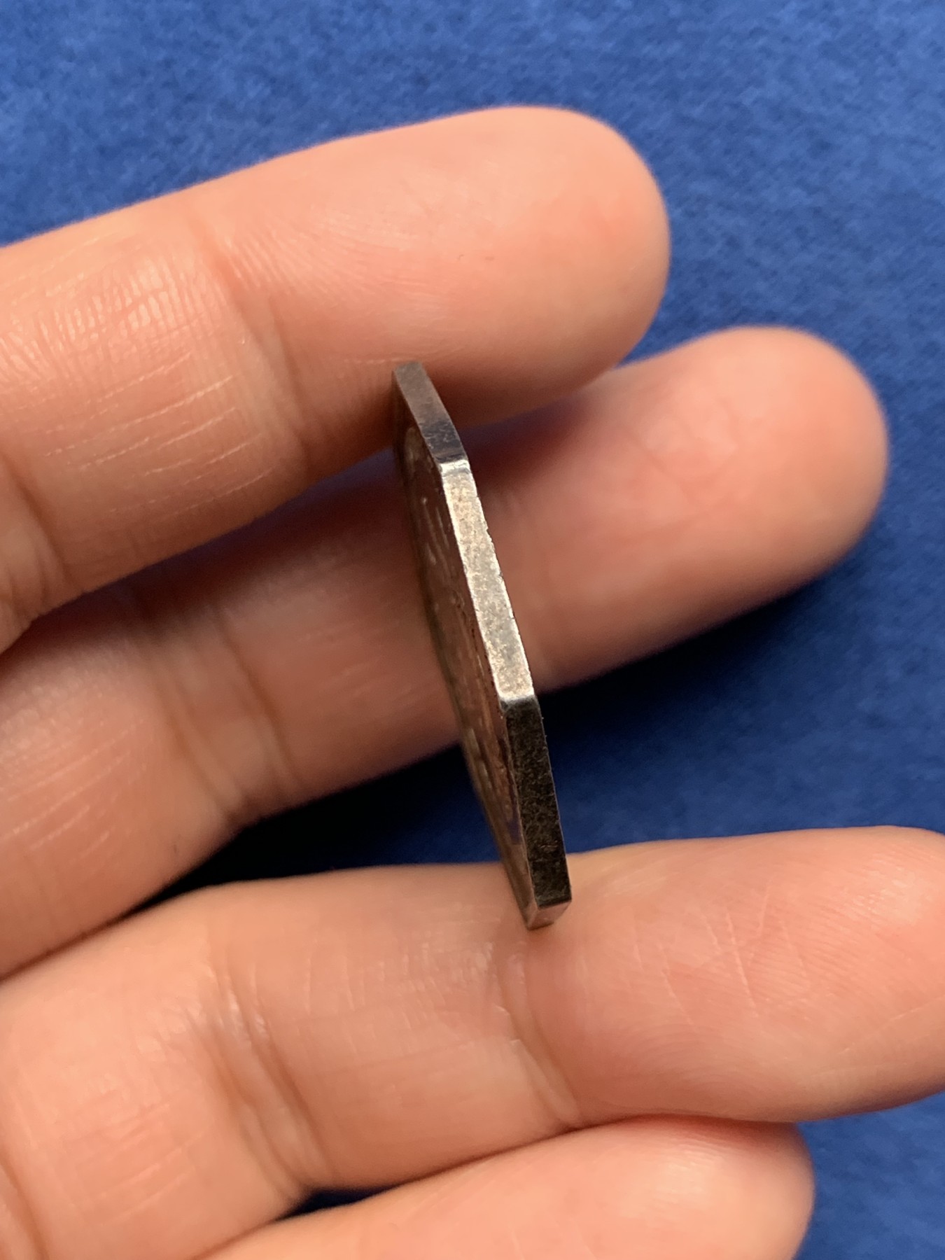 《竞宝斋》第250场-周日，周一 ，周二3场连拍 (全场包邮) 法国路易十八JETON银质八角，卡尔卡松商会，9.75g，29.3mm，1832年之前无边铭