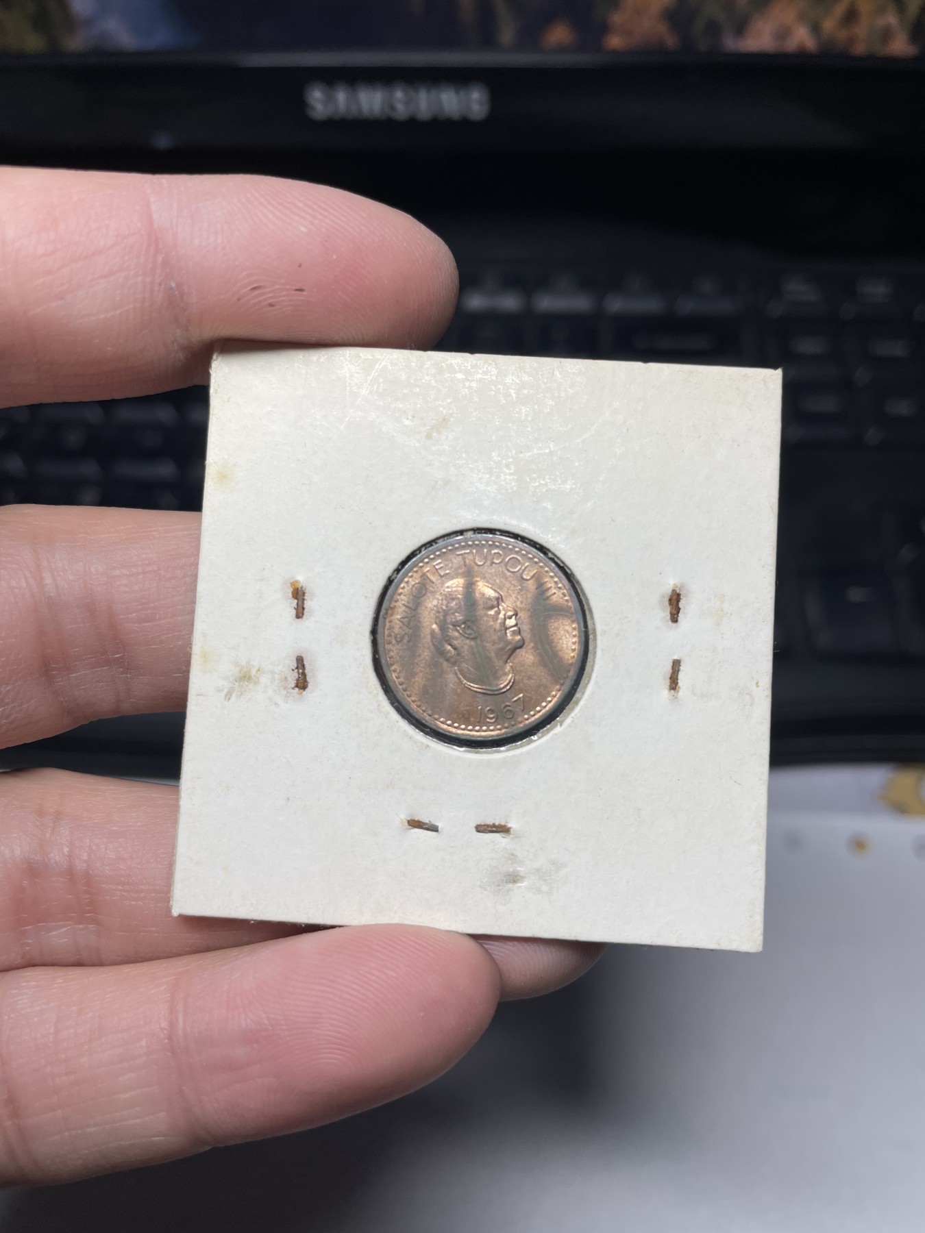 2024年集古藏今外币拍卖第二期-第5场（总第15拍） 带光1967年汤加一分巨龟