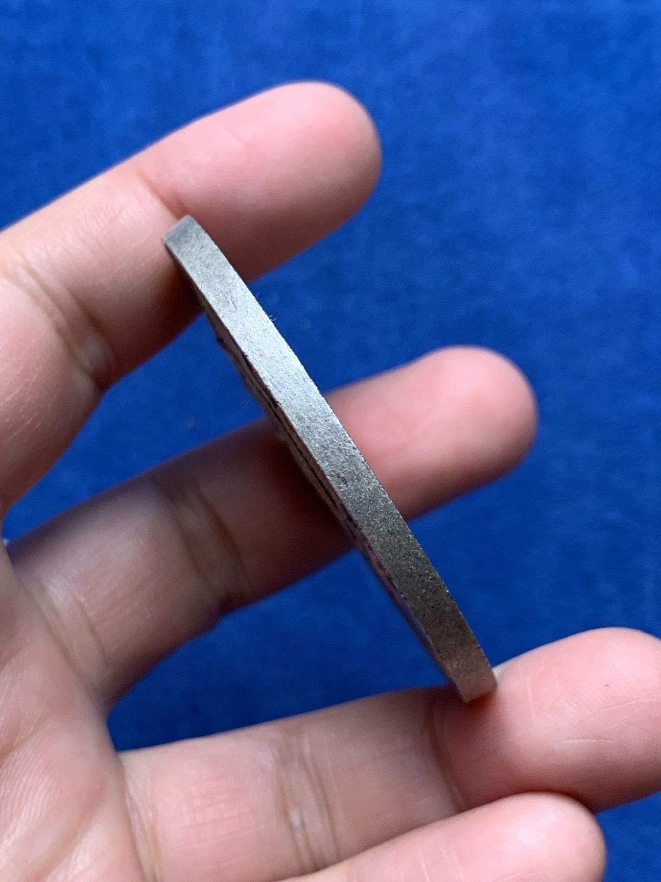 《竞宝斋》第250场-周日，周一 ，周二3场连拍 (全场包邮) 法国布里夫拉盖亚尔德市合金单面章，51.33g，55.2mm，无边铭