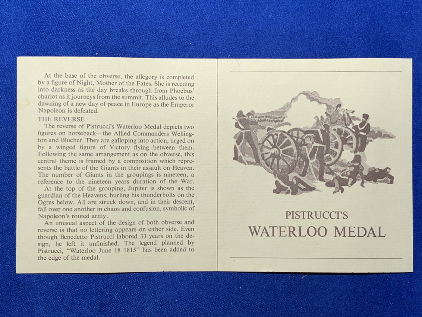《竞宝斋》第249场-周日，周一 ，周二3场连拍 (全场包邮) 1972 英国滑铁卢战役150周年纪念银章（原盒），直径63.8mm，约124.2克