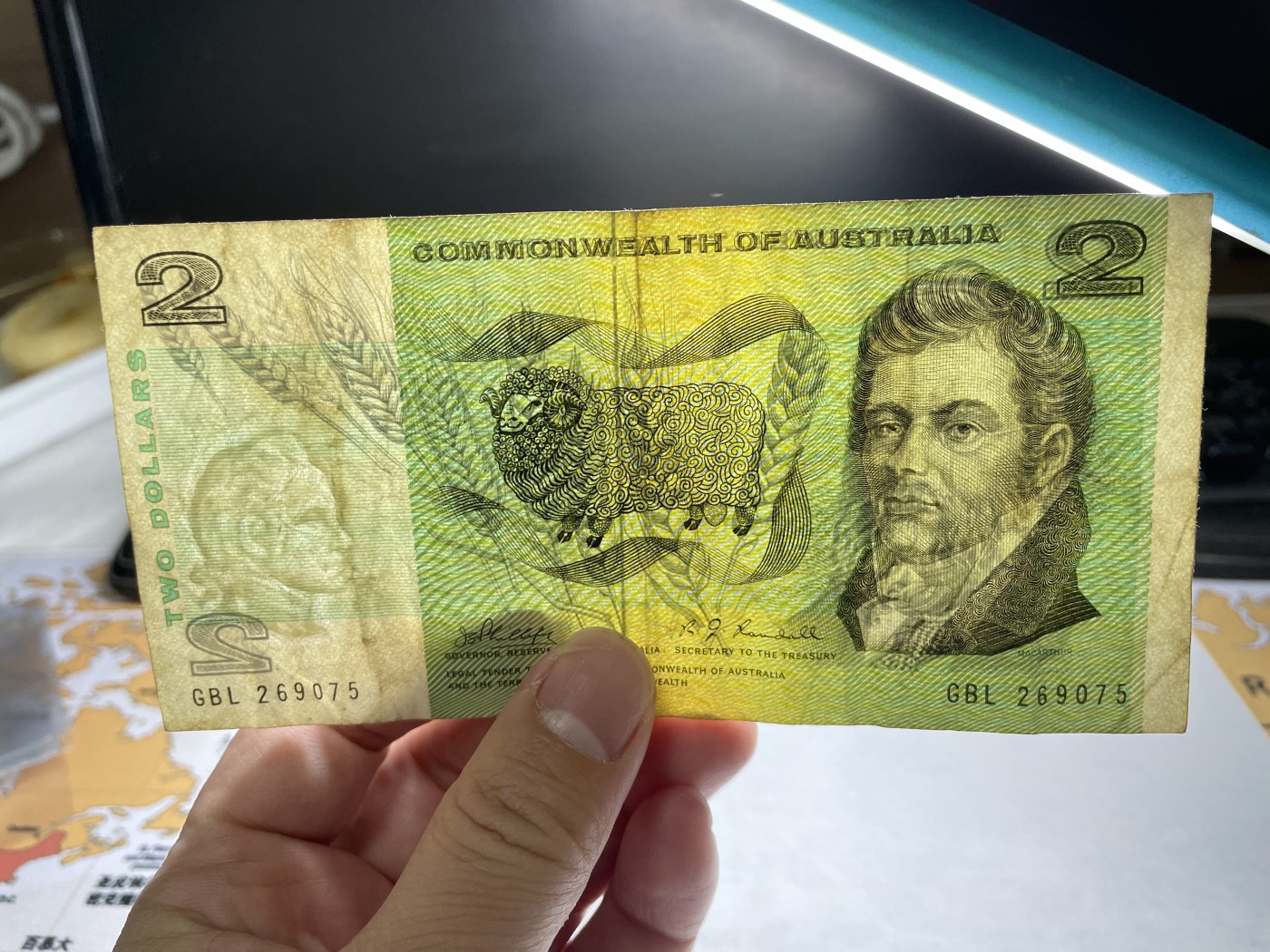 2024年集古藏今外币拍卖第二期-第6场-纸币专场（总第16拍） 澳大利亚2澳元纸币