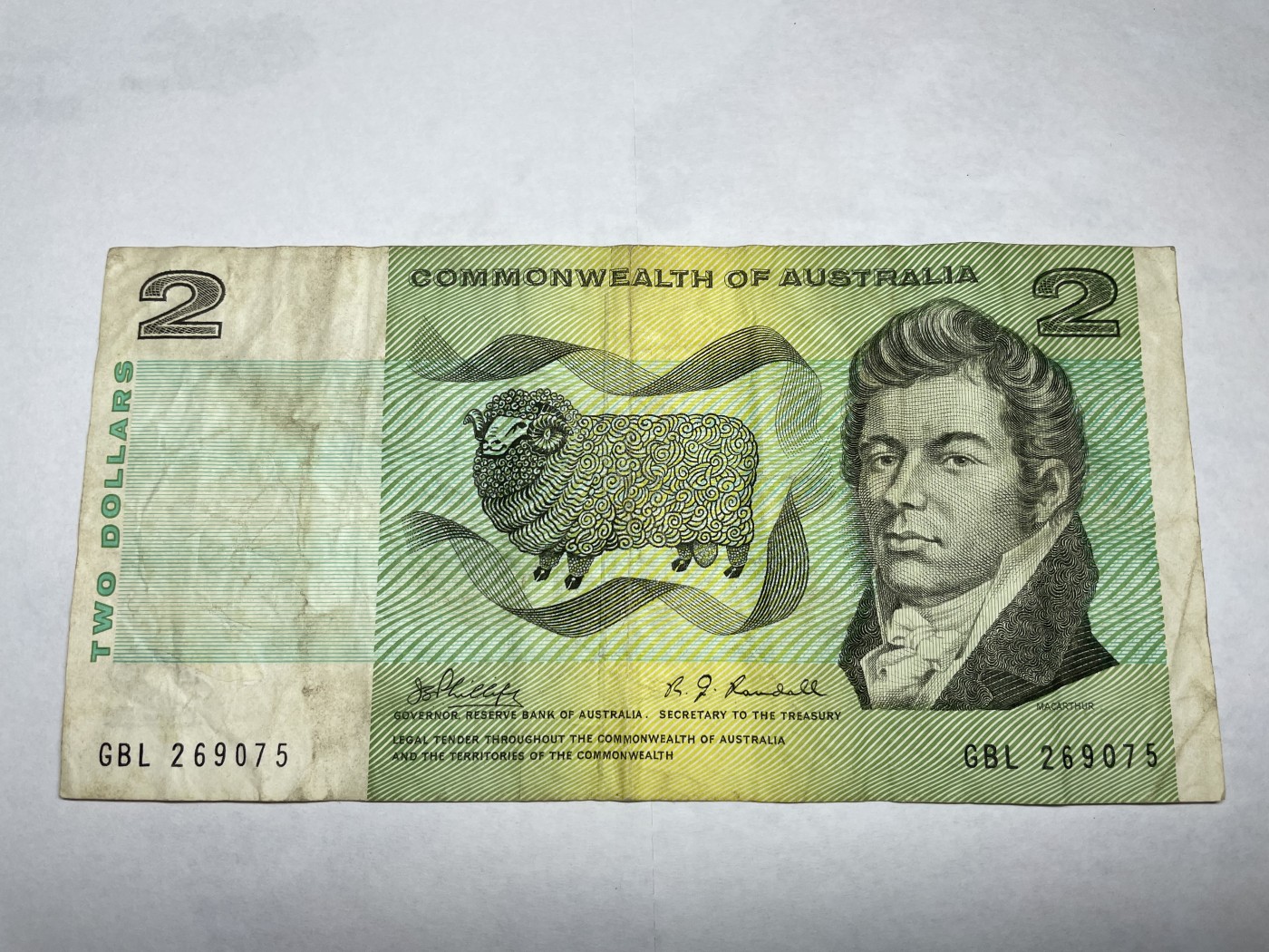 2024年集古藏今外币拍卖第二期-第6场-纸币专场（总第16拍） 澳大利亚2澳元纸币