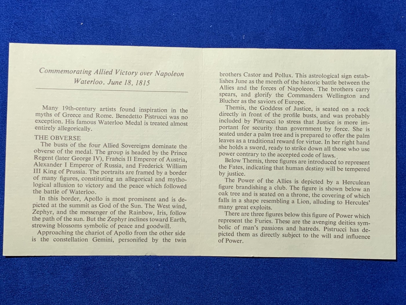 《竞宝斋》第249场-周日，周一 ，周二3场连拍 (全场包邮) 1972 英国滑铁卢战役150周年纪念银章（原盒），直径63.8mm，约124.2克