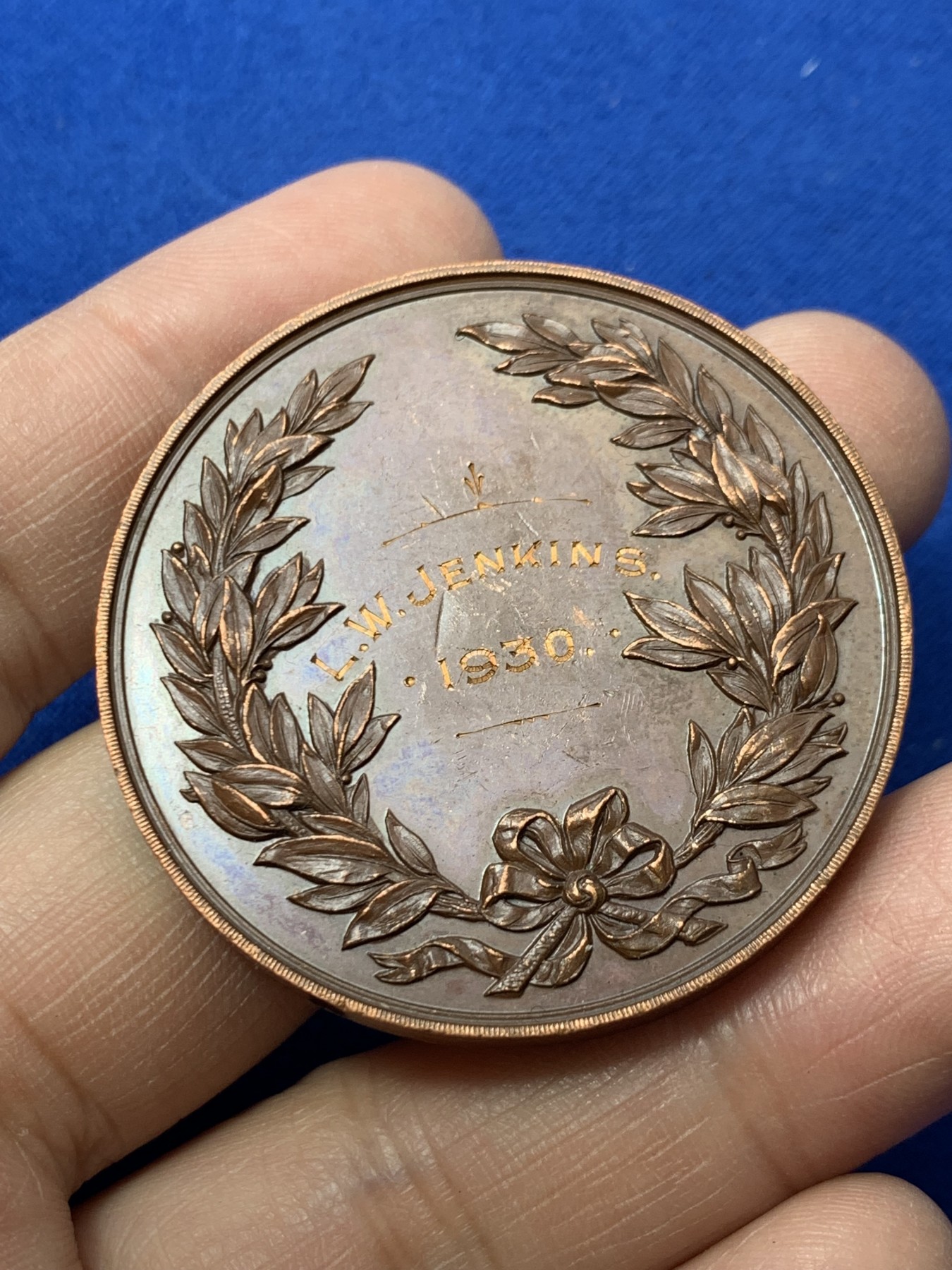 《竞宝斋》第249场-周日，周一 ，周二3场连拍 (全场包邮) 1930 英国烘焙协会铜章，直径44.8mm，约41.6克