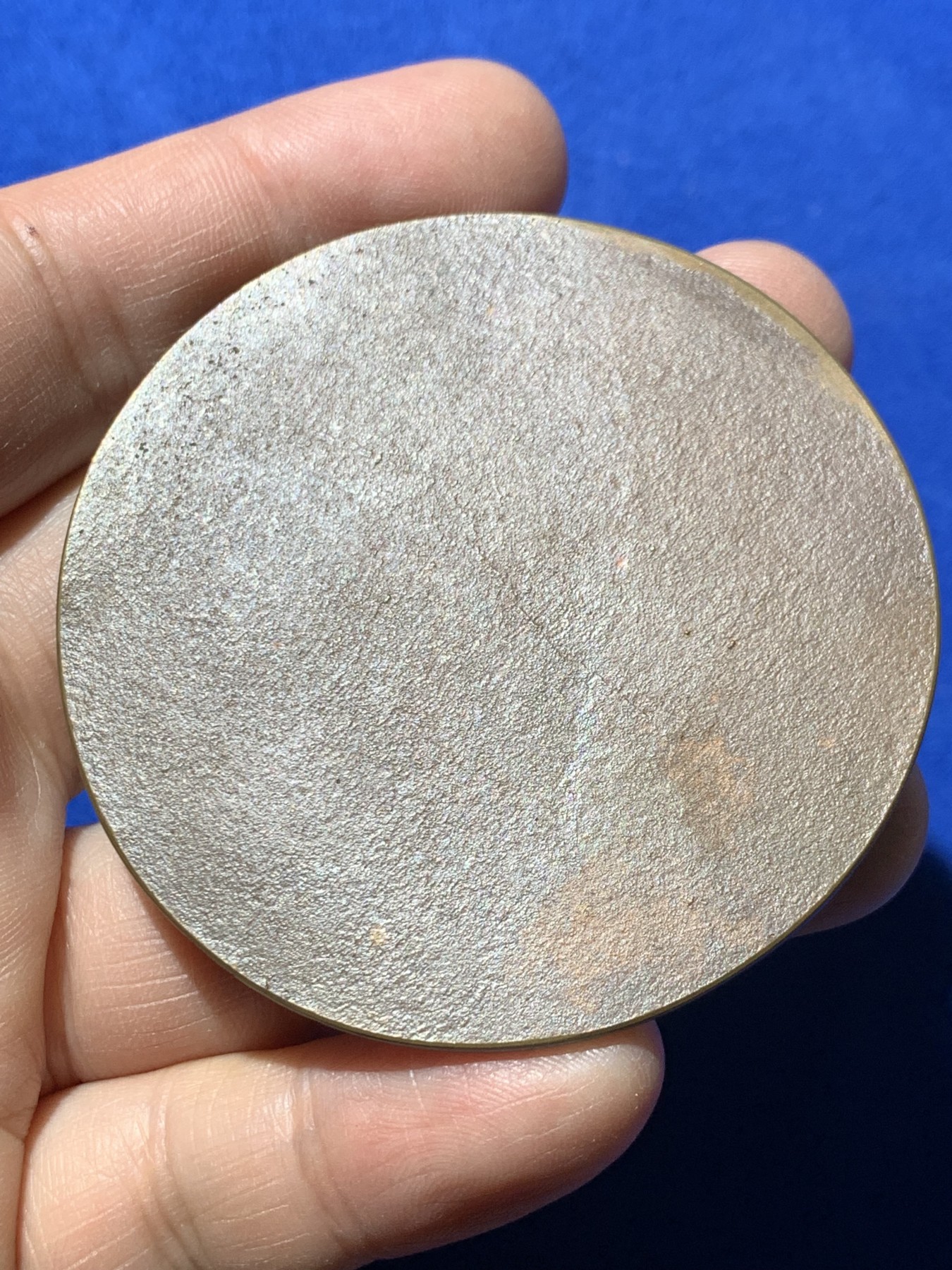 《竞宝斋》第249场-周日，周一 ，周二3场连拍 (全场包邮) 1914 德国一战系列十字架单面铜章，轻微不平，直径62.6mm，约39.6克