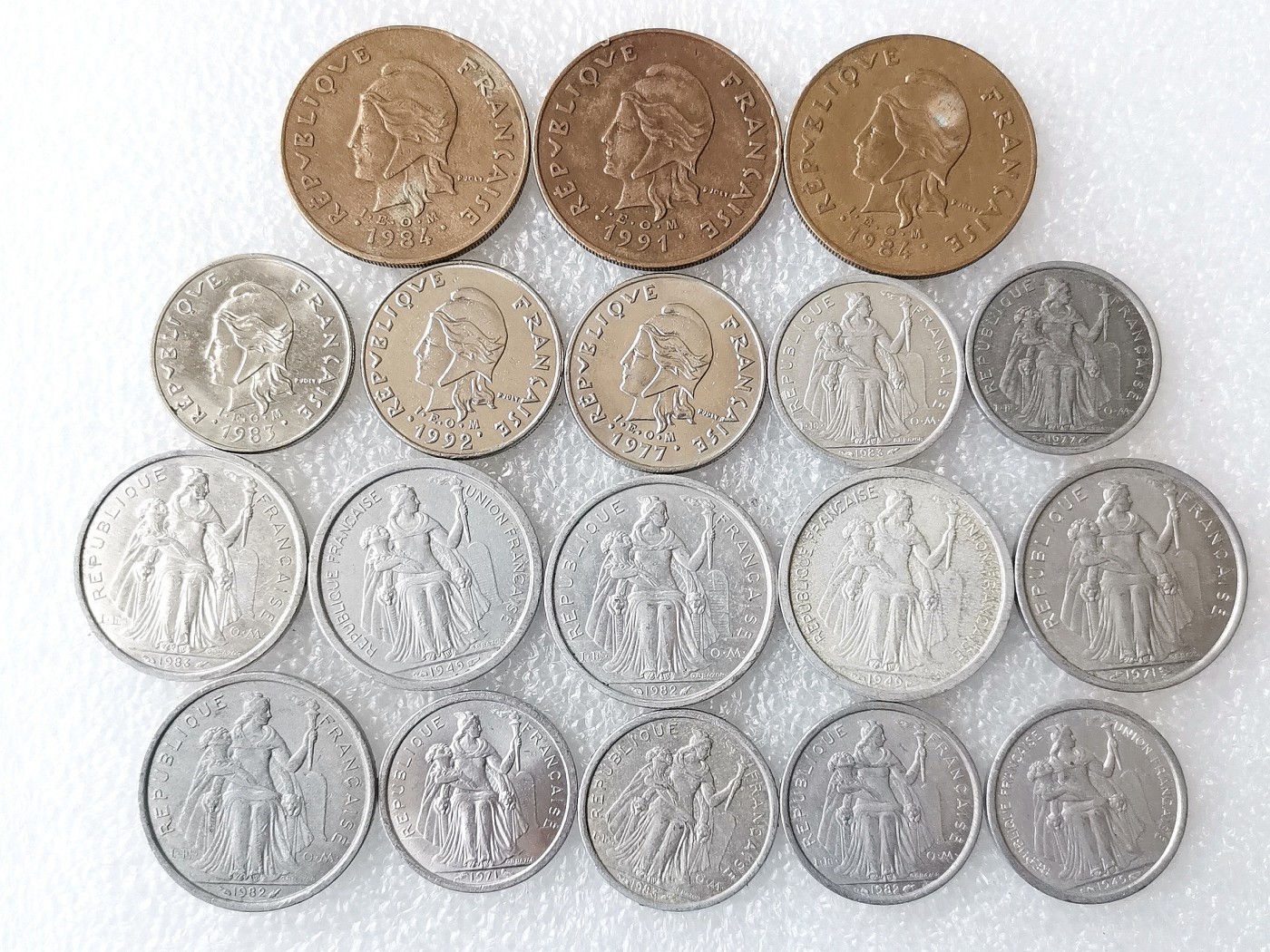 第一海外回流一元起拍收藏 散币专场 第72期 法属新喀里多尼亚