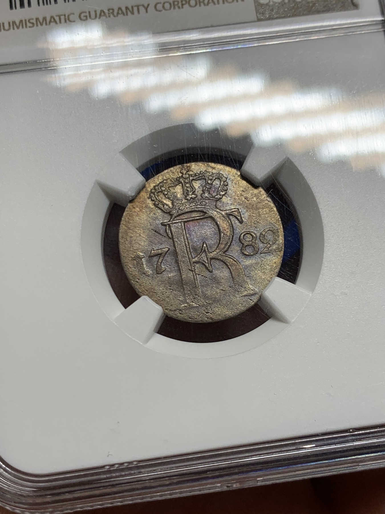 《竞宝斋》第249场-周日，周一 ，周二3场连拍 (全场包邮) NGC  MS63  德国  1782年 普鲁士1/24泰勒