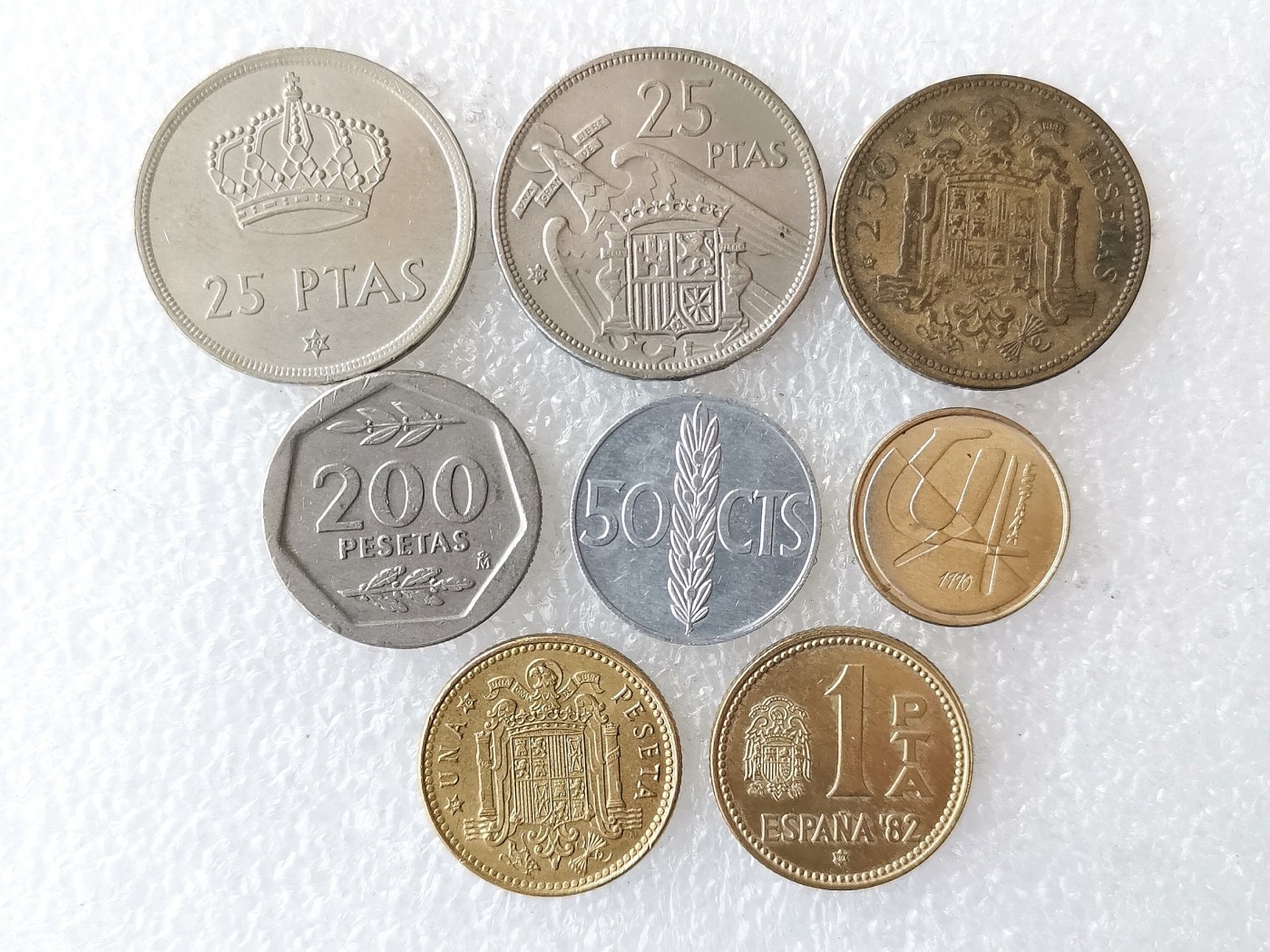 第一海外回流一元起拍收藏 散币专场 第72期 西班牙硬币 8枚