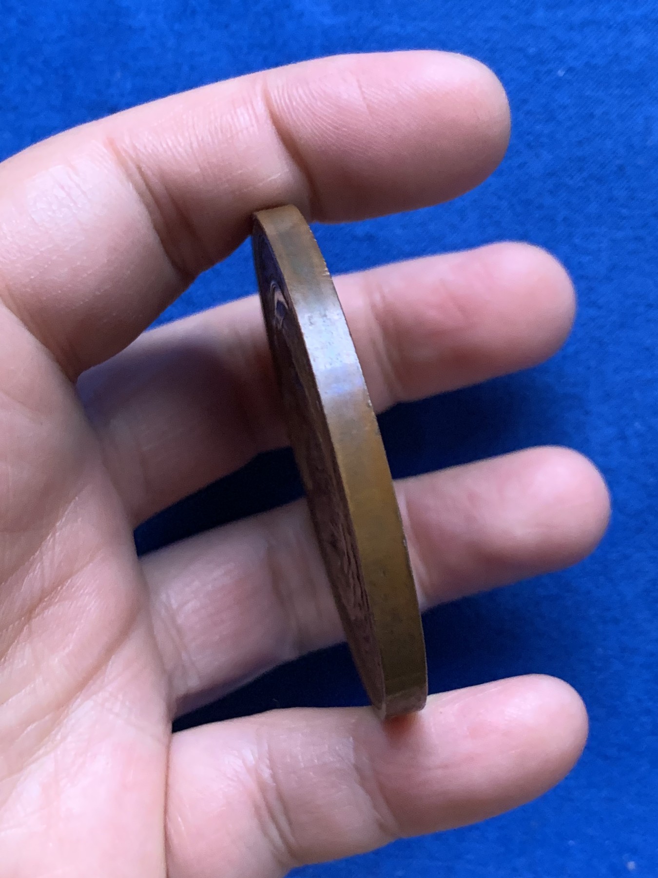 《竞宝斋》第249场-周日，周一 ，周二3场连拍 (全场包邮) 1871 奥地利维也纳博物馆铜章，直径57.1mm，约81.3克