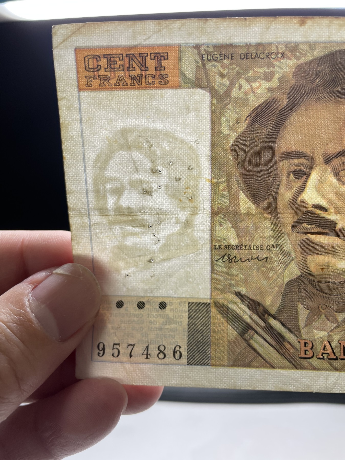 2024年集古藏今外币拍卖第二期-第6场-纸币专场（总第16拍） 1978年法国100法郎纸币