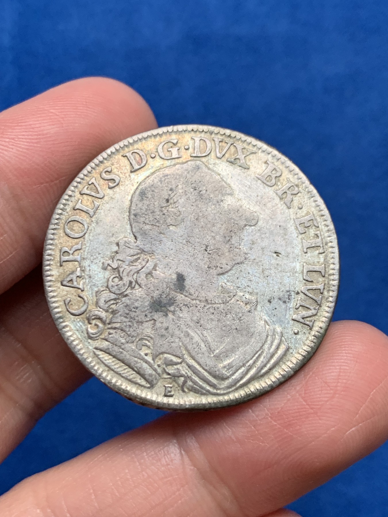 《竞宝斋》第249场-周日，周一 ，周二3场连拍 (全场包邮) 1765年德国不伦瑞克2/3泰勒银币