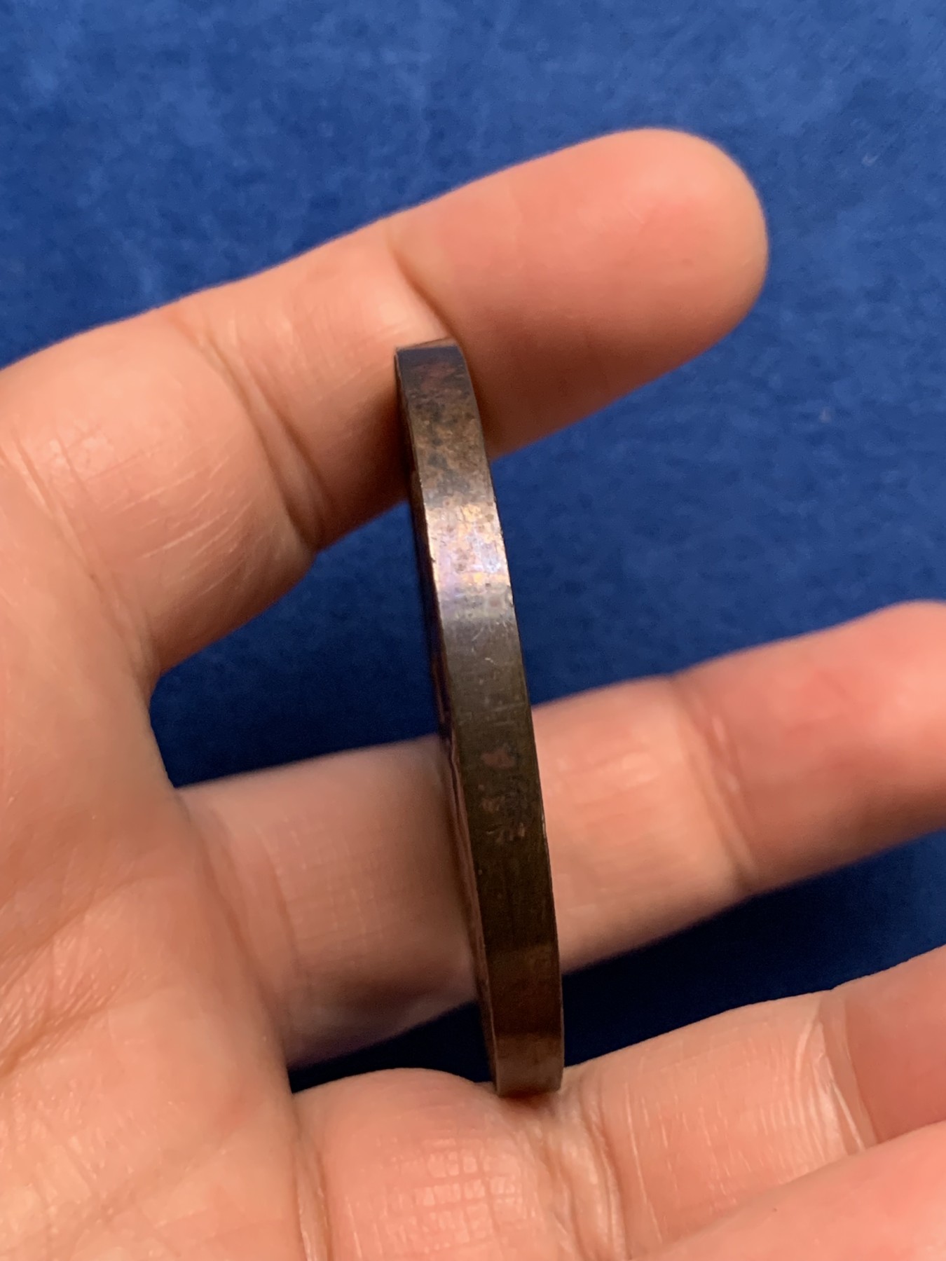 《竞宝斋》第249场-周日，周一 ，周二3场连拍 (全场包邮) 1846 芬兰艺术家协会铜章，直径47.5mm，约54.9克