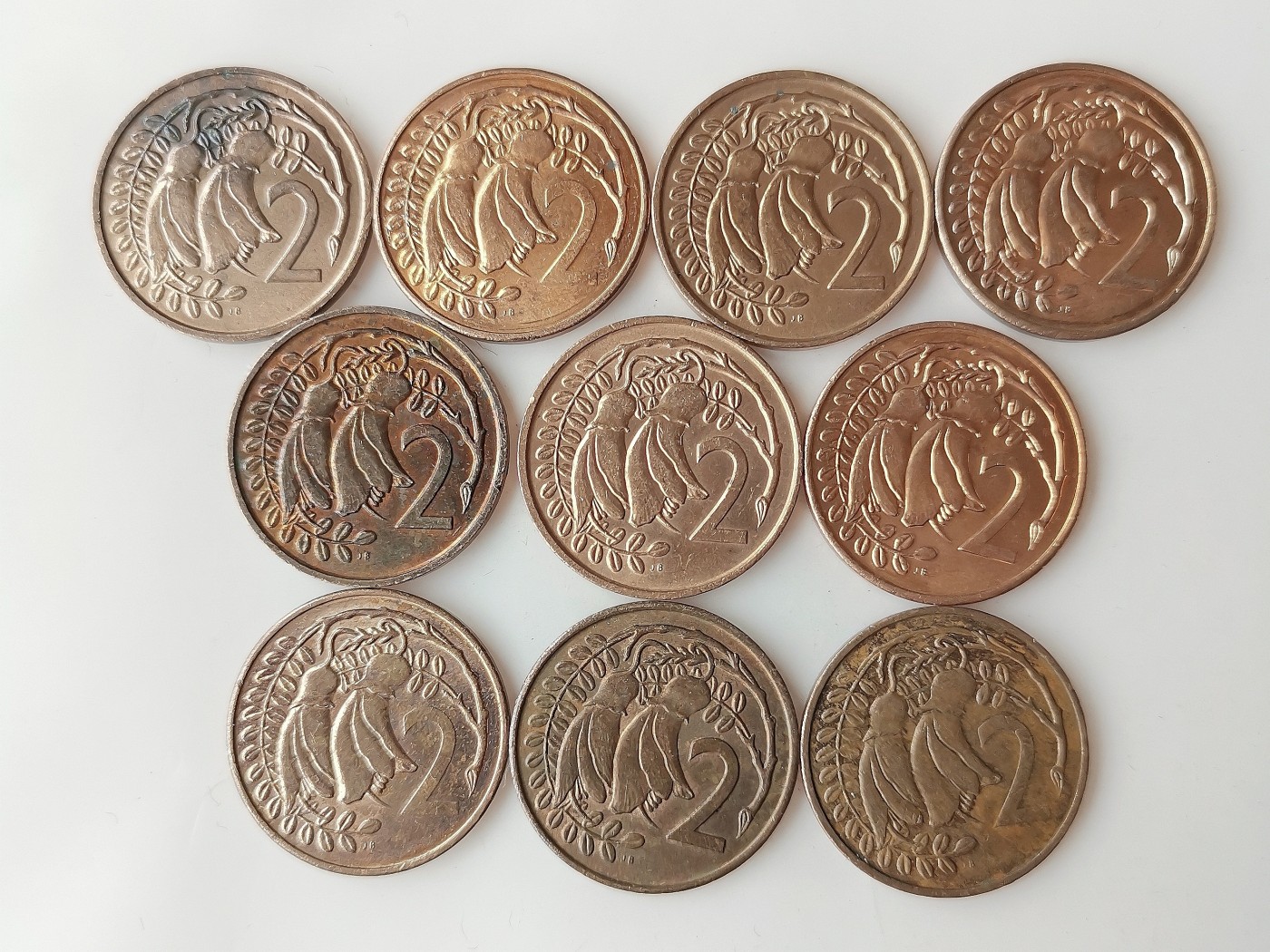 第一海外回流一元起拍收藏 散币专场 第72期 新西兰2分 10枚