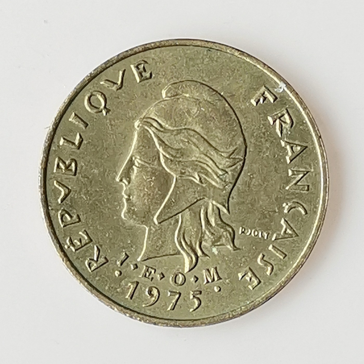 第一海外回流一元起拍收藏 散币专场 第72期 法属新赫布里底1975年1法郎