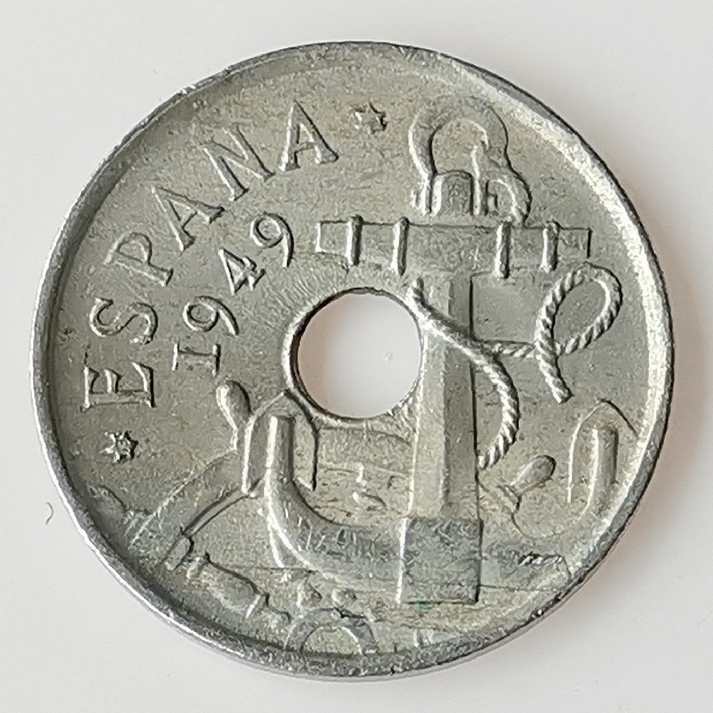 第一海外回流一元起拍收藏 散币专场 第72期 西班牙1949年50分