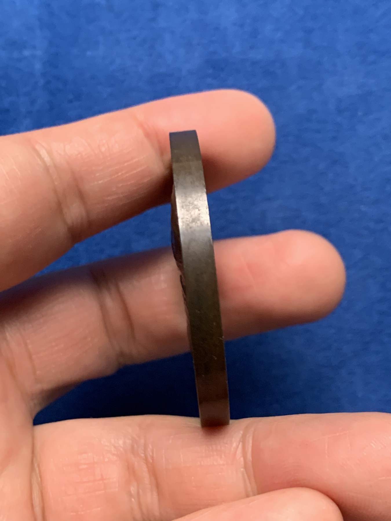 《竞宝斋》第249场-周日，周一 ，周二3场连拍 (全场包邮) 1815 英国威灵顿公爵胜利铜章，直径45.5mm，约54.2克