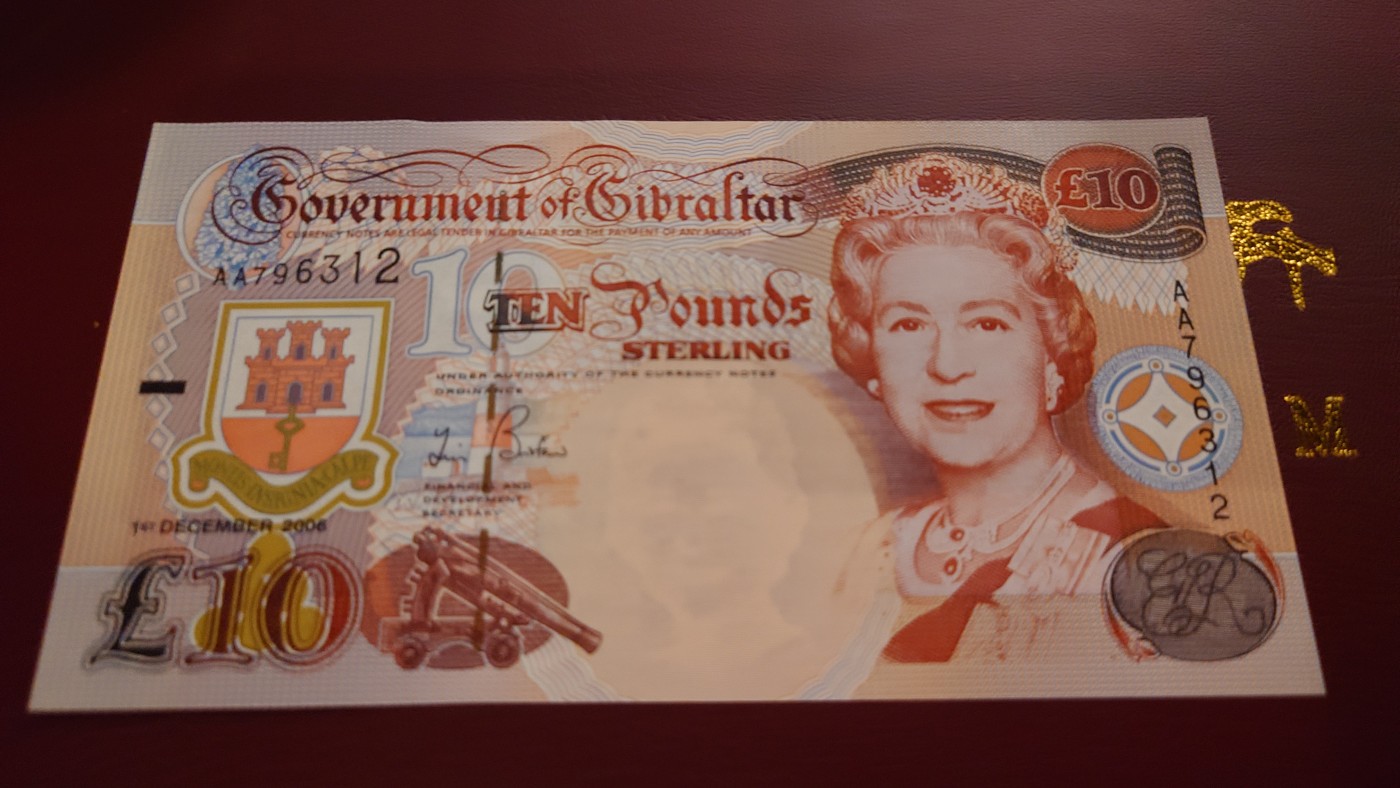 【世界钱币】精选微拍第98期暨2024年第9期  2006年直布罗陀10镑首发AA冠 全程无4绝品尾号312