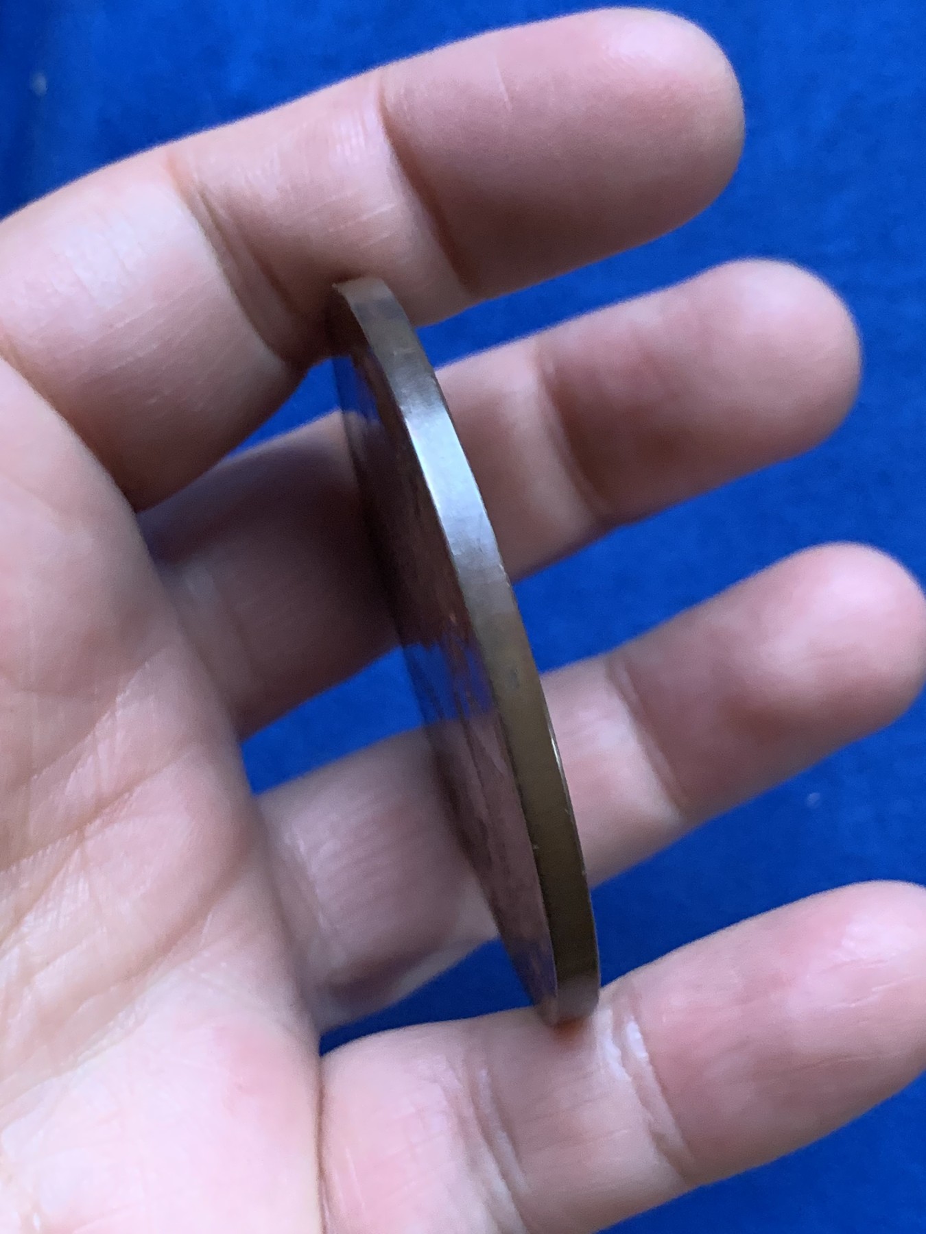 《竞宝斋》第249场-周日，周一 ，周二3场连拍 (全场包邮) 1897 英国维多利亚登基60周年铜章，直径55.8mm，约70.8克