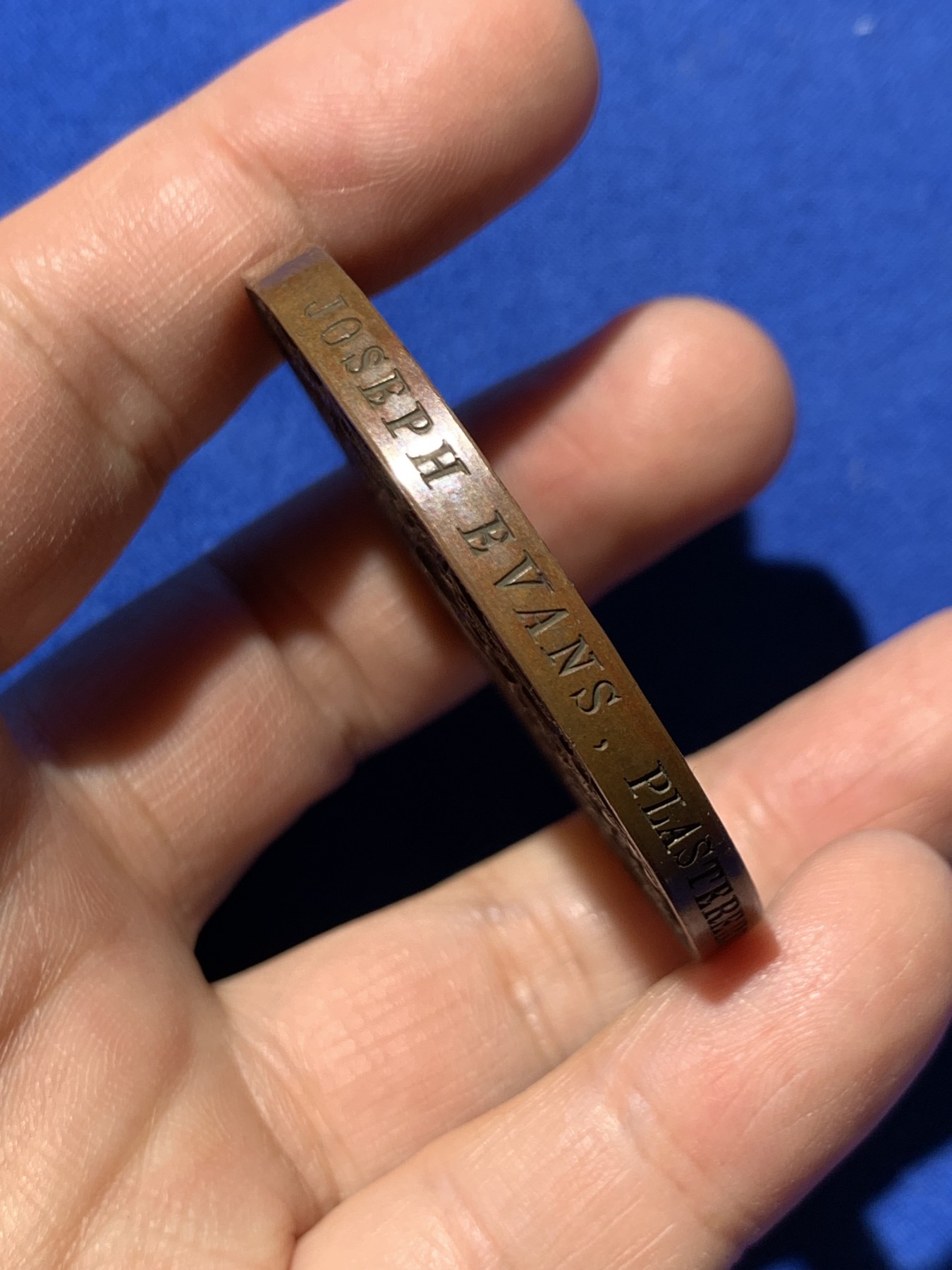 《竞宝斋》第249场-周日，周一 ，周二3场连拍 (全场包邮) 1910 英国伦敦科技协会铜章，直径51.1mm，约72.9克