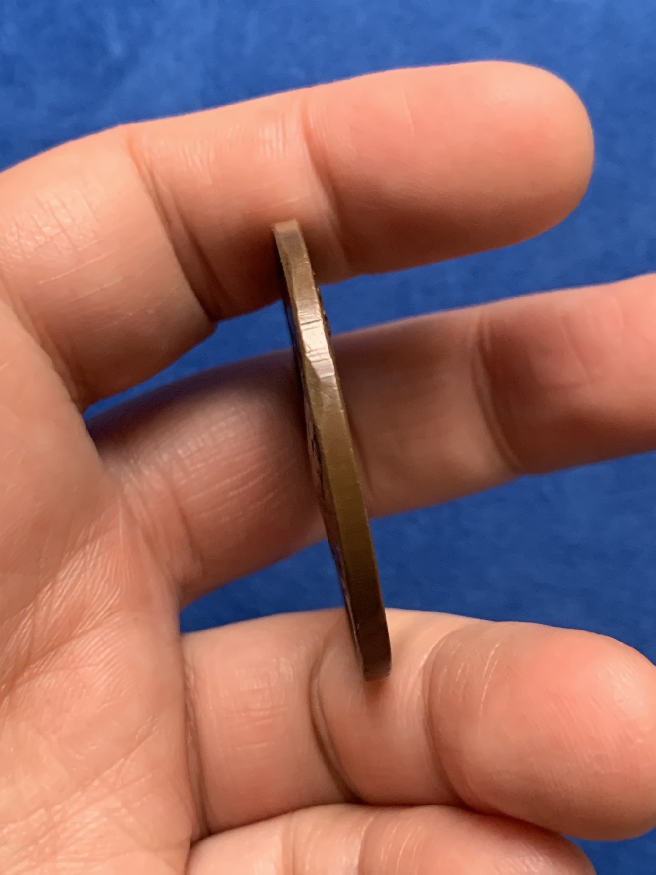 《竞宝斋》第249场-周日，周一 ，周二3场连拍 (全场包邮) 1686 法国路易十四接待暹罗大使铜章，直径41.1mm，约26.7克，光边