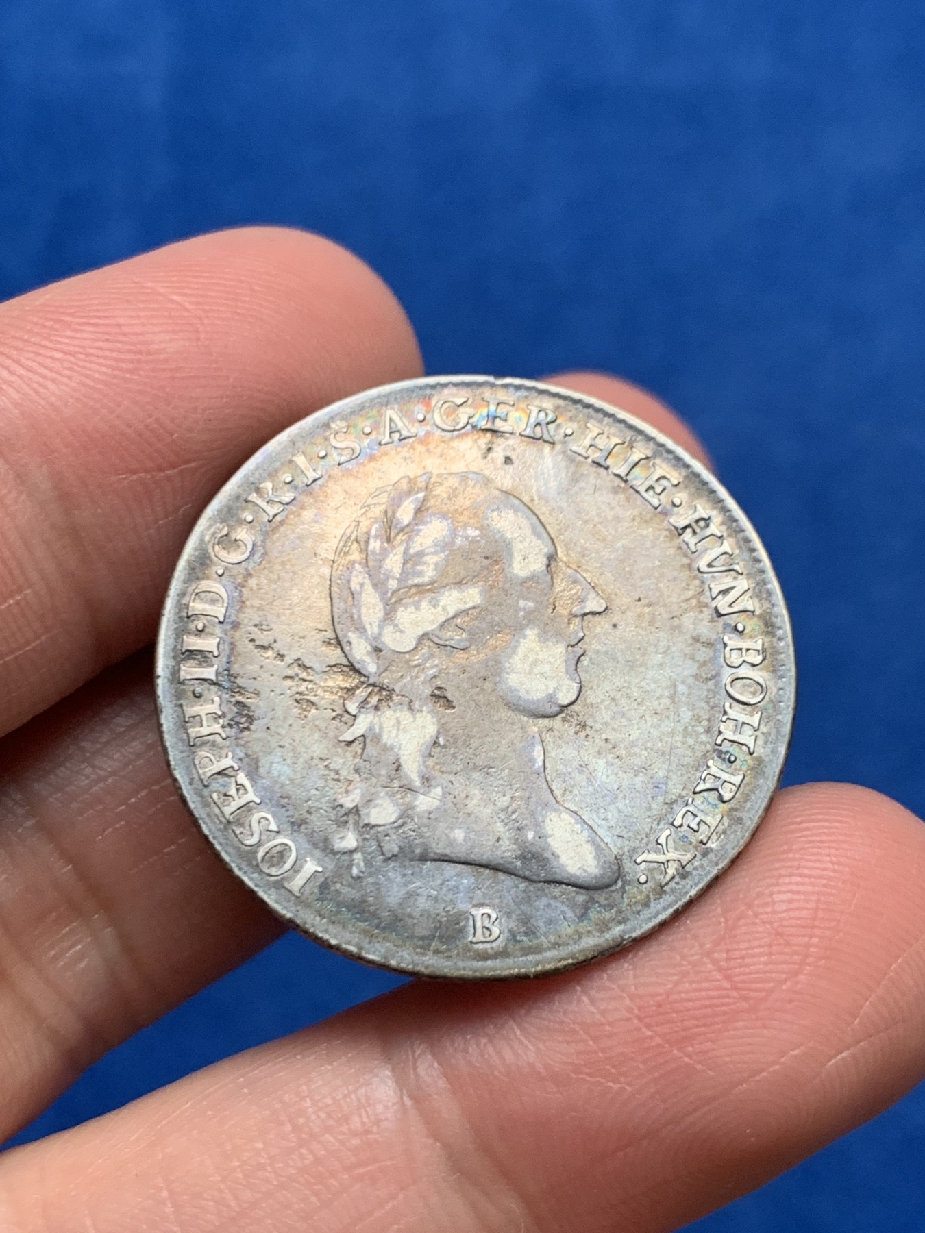 《竞宝斋》第249场-周日，周一 ，周二3场连拍 (全场包邮) 1788年奥属荷兰1/4泰勒银币