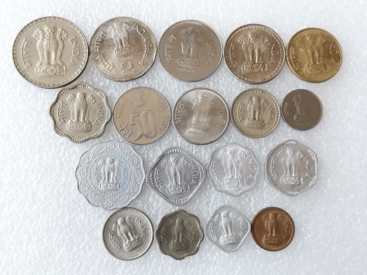 第一海外回流一元起拍收藏 散币专场 第72期 印度硬币 18枚 无重复