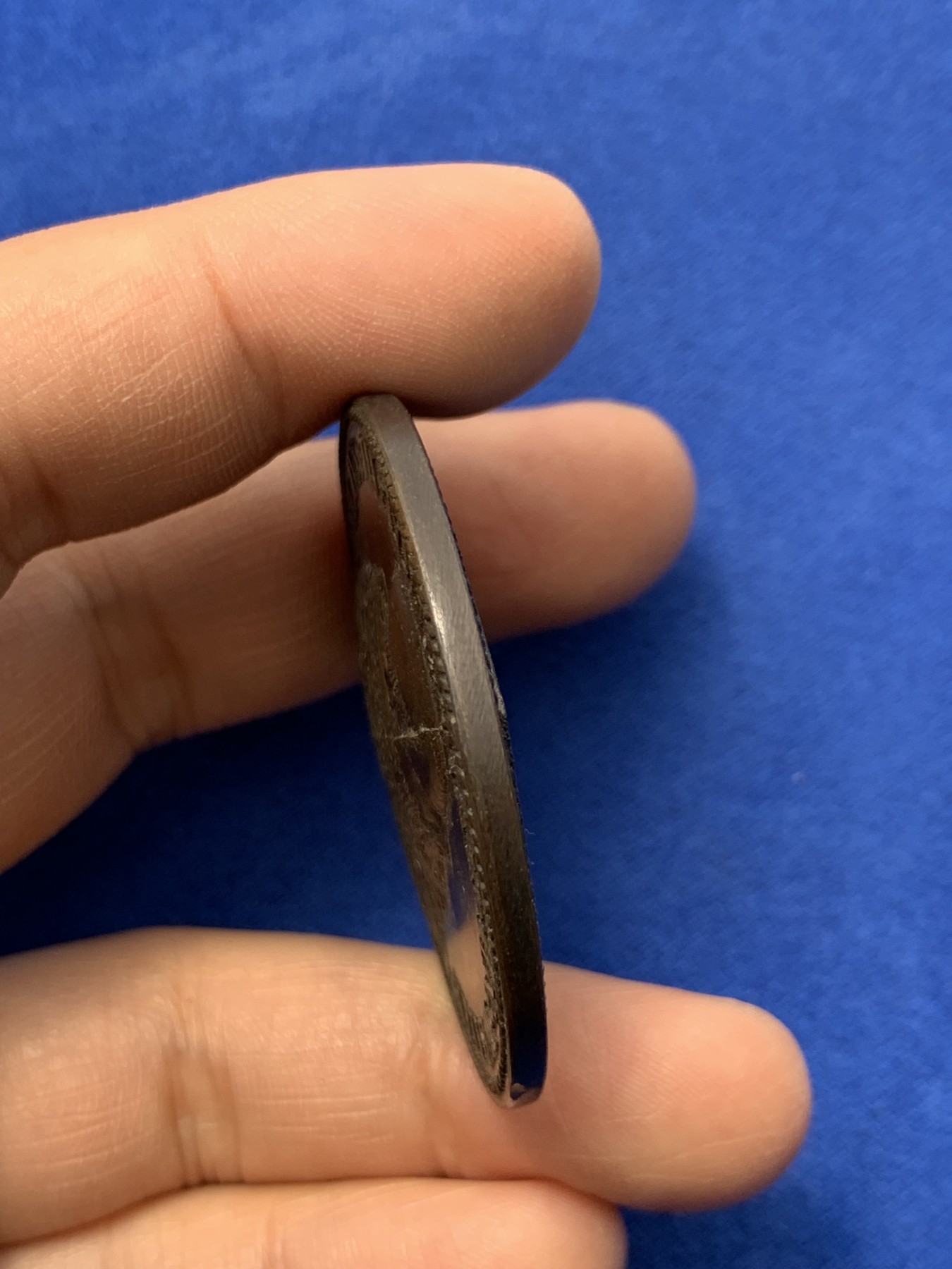 《竞宝斋》第249场-周日，周一 ，周二3场连拍 (全场包邮) 19世纪中期意大利教皇尤里乌斯三世铜章，直径46mm，约40.2克