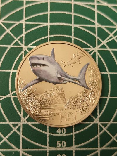 燕姐换藏第82拍 奥地利2018年夜光动物系列鲨鱼三欧元