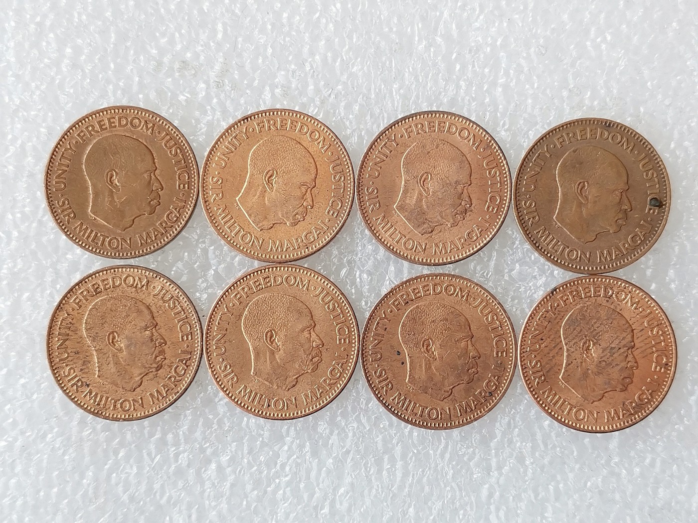 第一海外回流一元起拍收藏 散币专场 第72期 塞拉利昂1964年1/2分 8枚