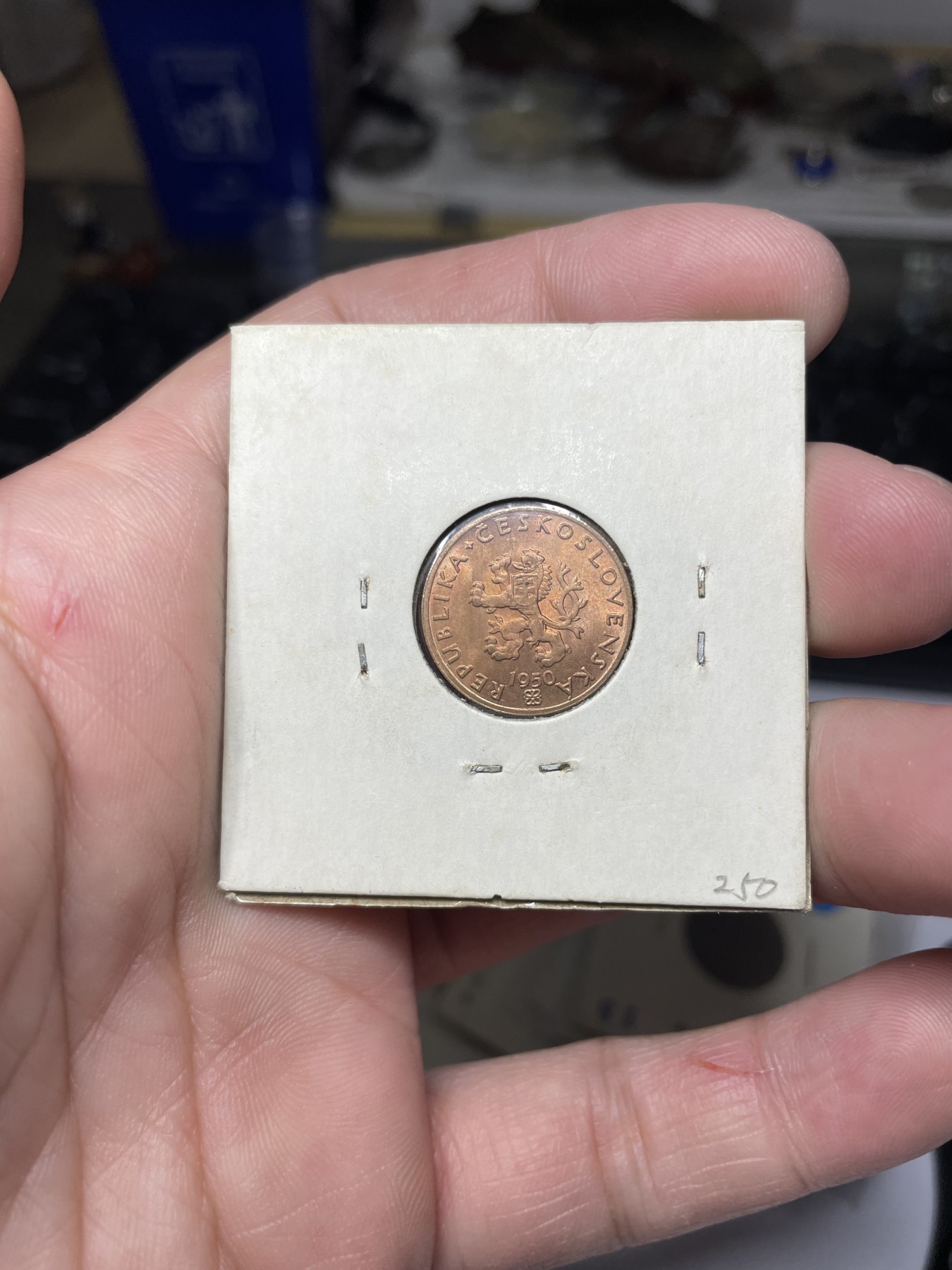 2024年集古藏今外币拍卖第二期-第7场-捷克斯洛伐克和波兰专场（总第17拍） 原光1950年捷克斯洛伐克20赫勒