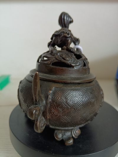 钱币，古钱币，古董杂项 明代铜熏香炉