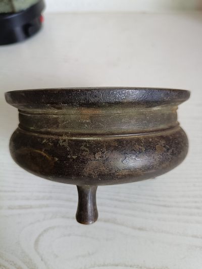 钱币，古钱币，古董杂项 明代鬲式铜香炉