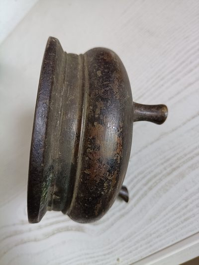 钱币，古钱币，古董杂项 明代鬲式铜香炉