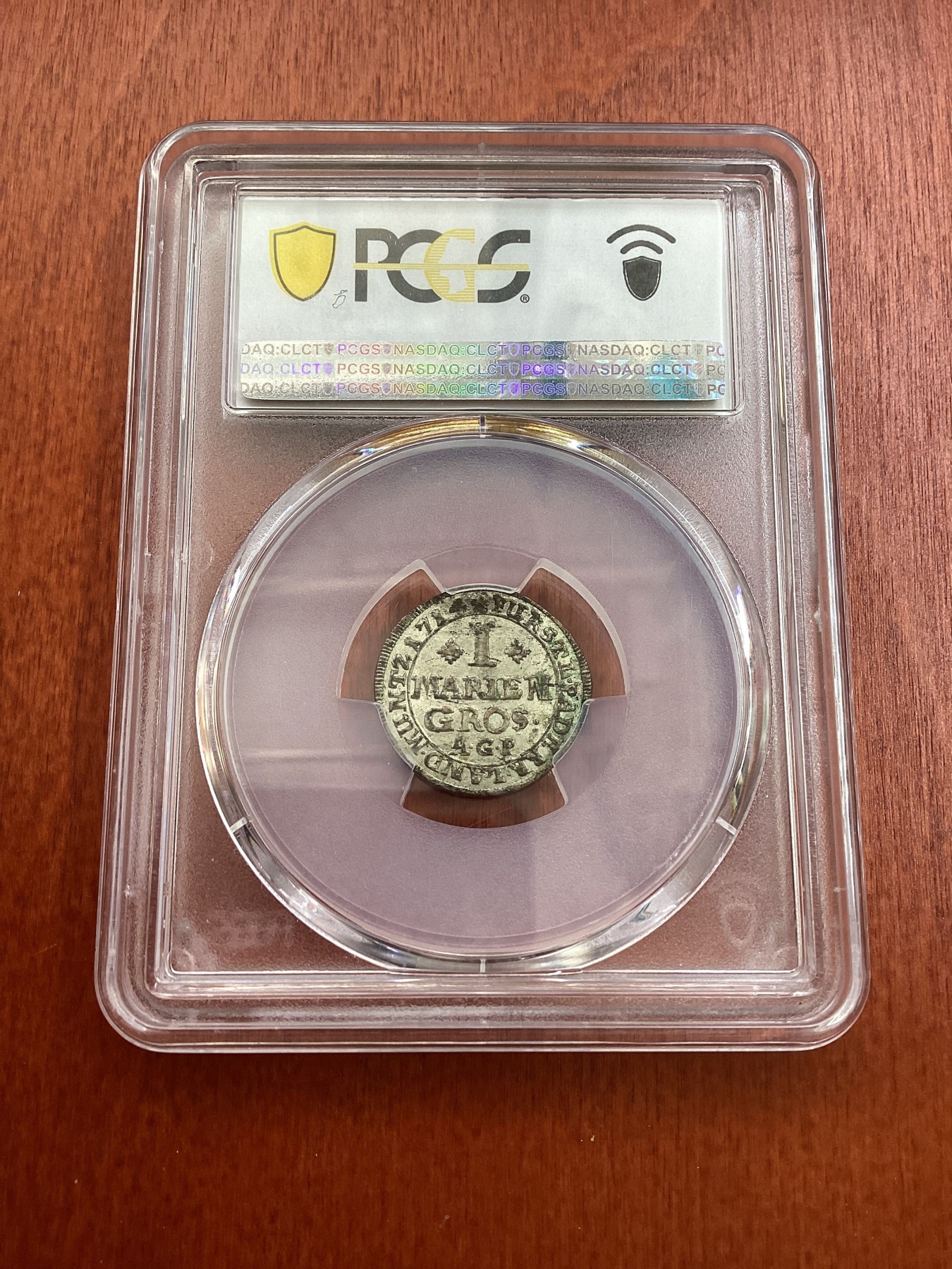 长老汇龙年精选第三场 1714-AGP 德国帕德博恩1/36泰勒银币，PCGS MS63分，唯一冠军分，克书编号KM-183.1，XF40分标价175美金，300年前的老物件