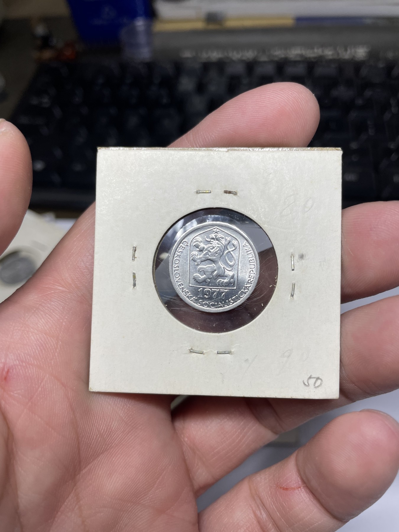 2024年集古藏今外币拍卖第二期-第7场-捷克斯洛伐克和波兰专场（总第17拍） 原光1977年捷克斯洛伐克10赫勒